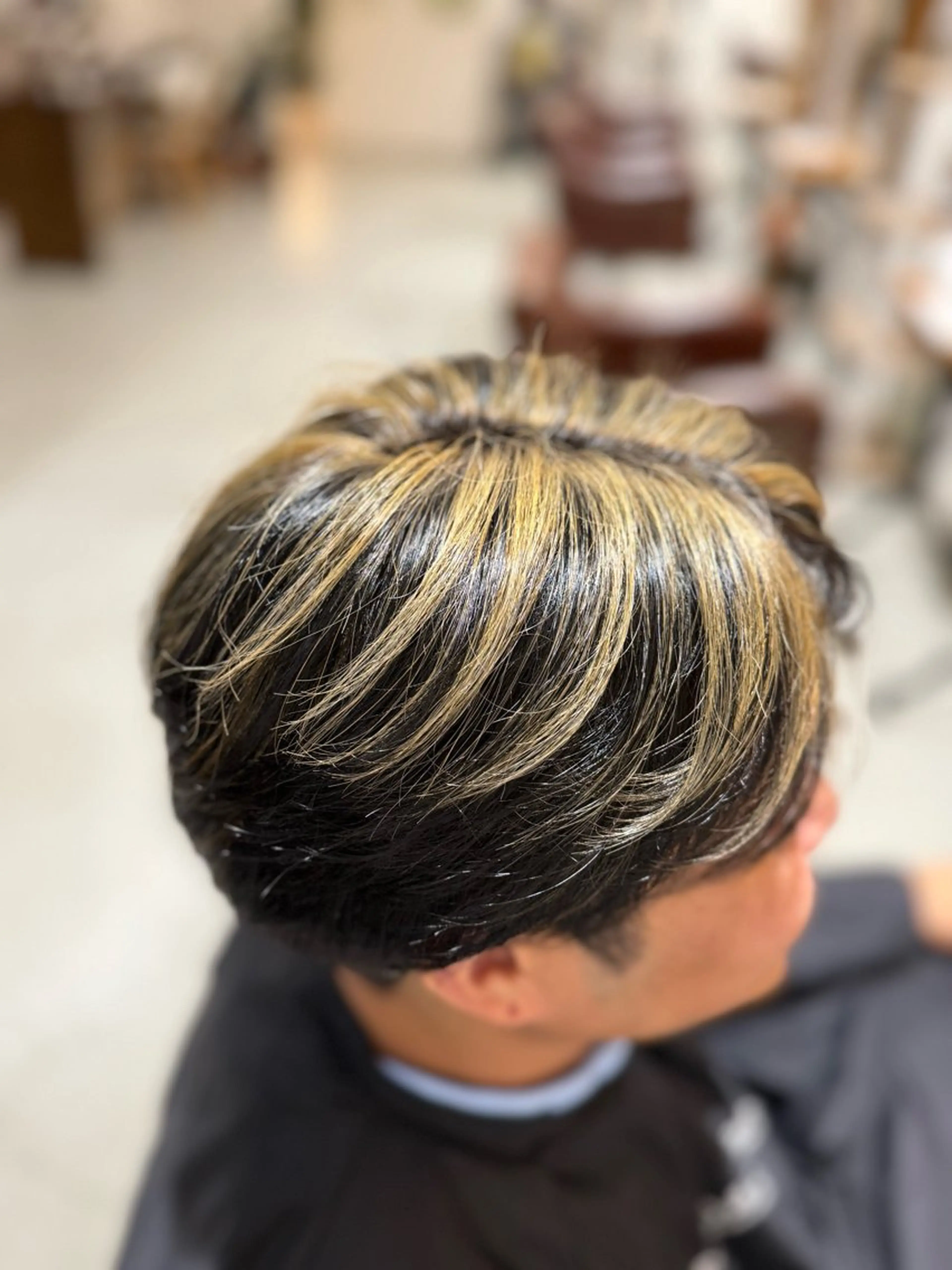 メンズカット＋ヘアカラーの写真