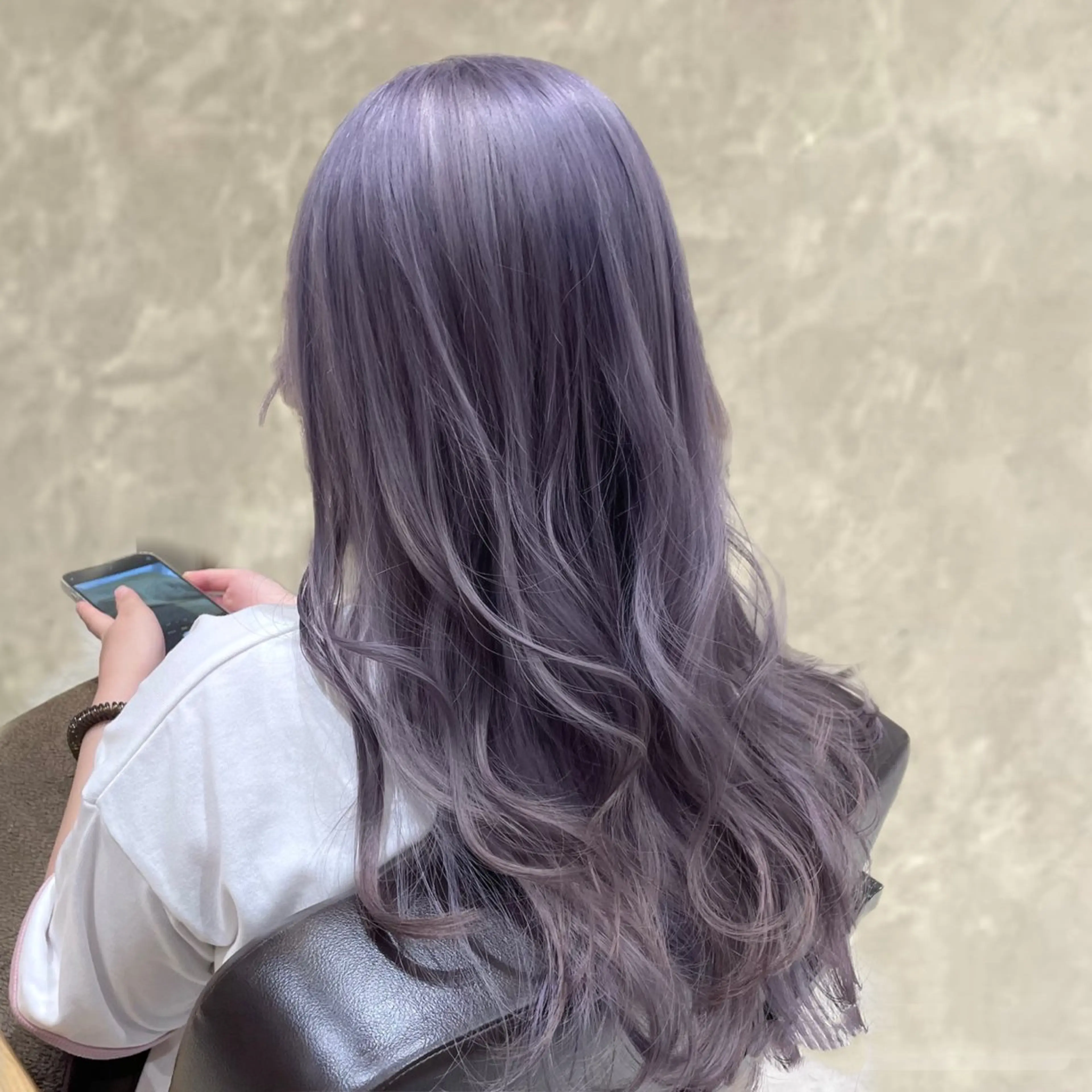 ロング カラー ヘアカラー 心斎橋/ブリーチなし 髪質改善/レイヤーのヘアスタイル