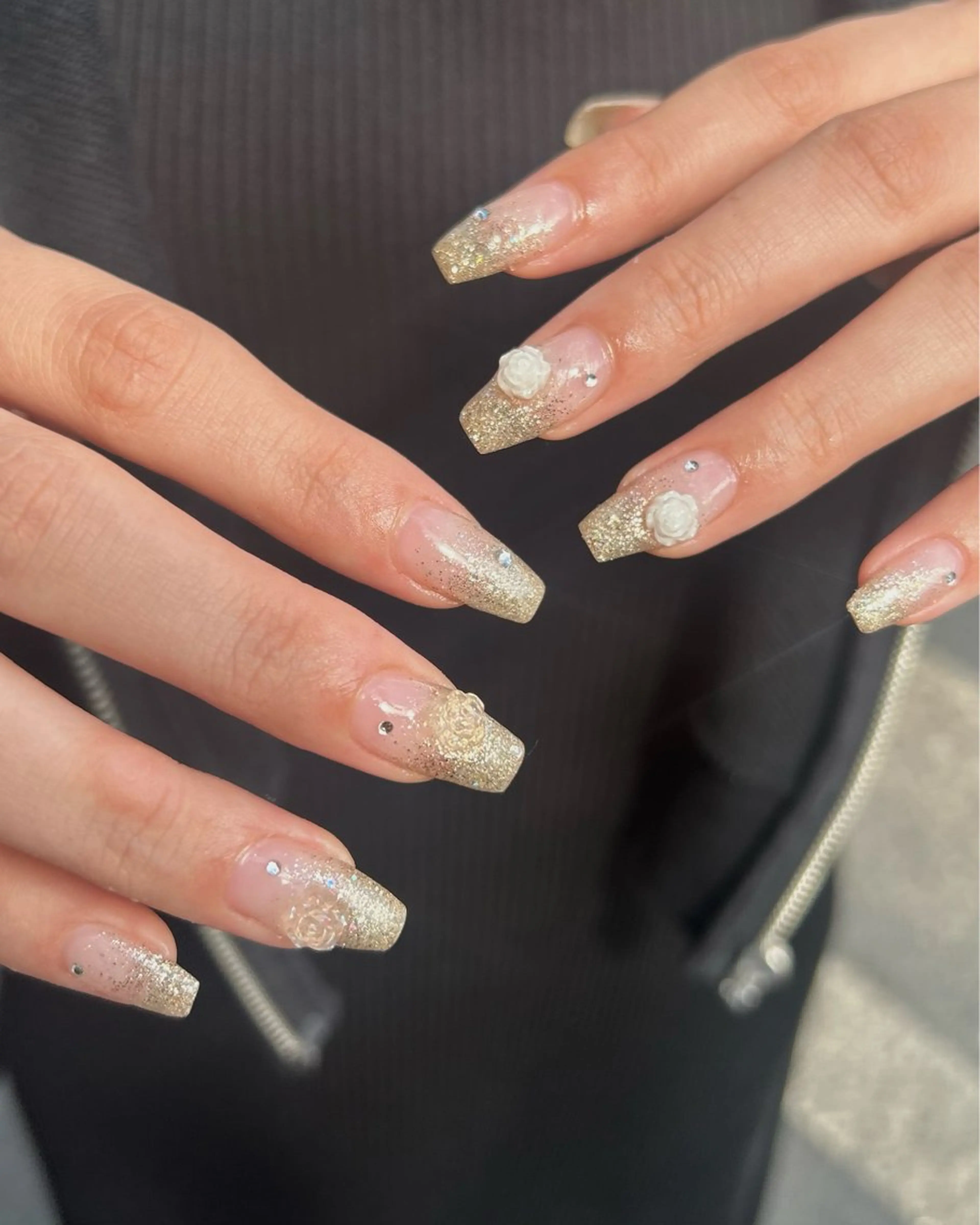 ネイル ストーンネイル Zen Neo 🪸YUKINE🪸のネイルデザイン