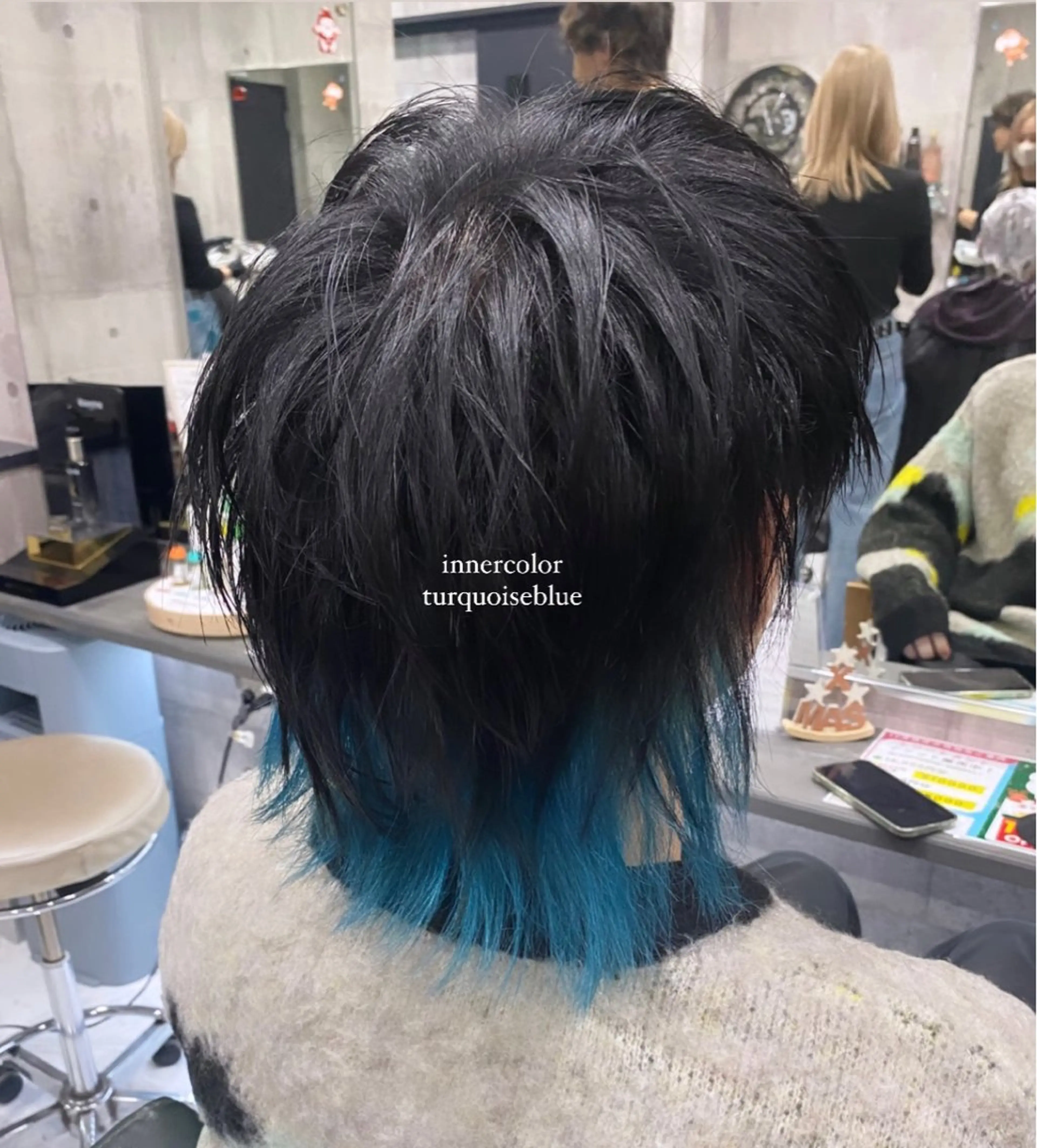 セミロング カラー パーマ ヘアアレンジ メンズ メンズブリーチ ブリーチ カット ヘアカラー 最新艶髪トレンド￤ ヘア￤miyu🐒♡のヘアスタイル