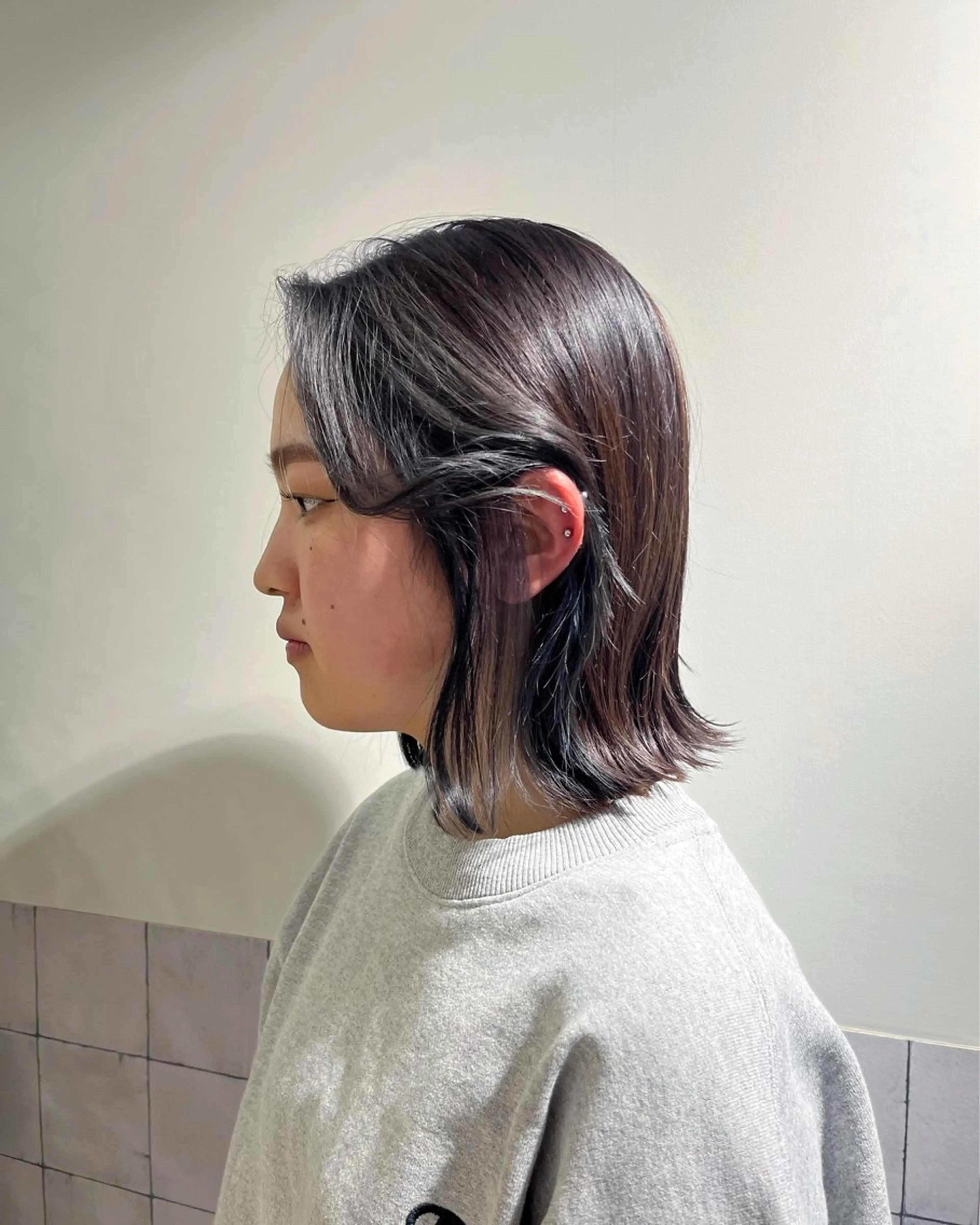 カラー AO所属・Haruka🌺府中 /ボブ/海外ヘアのヘアスタイル