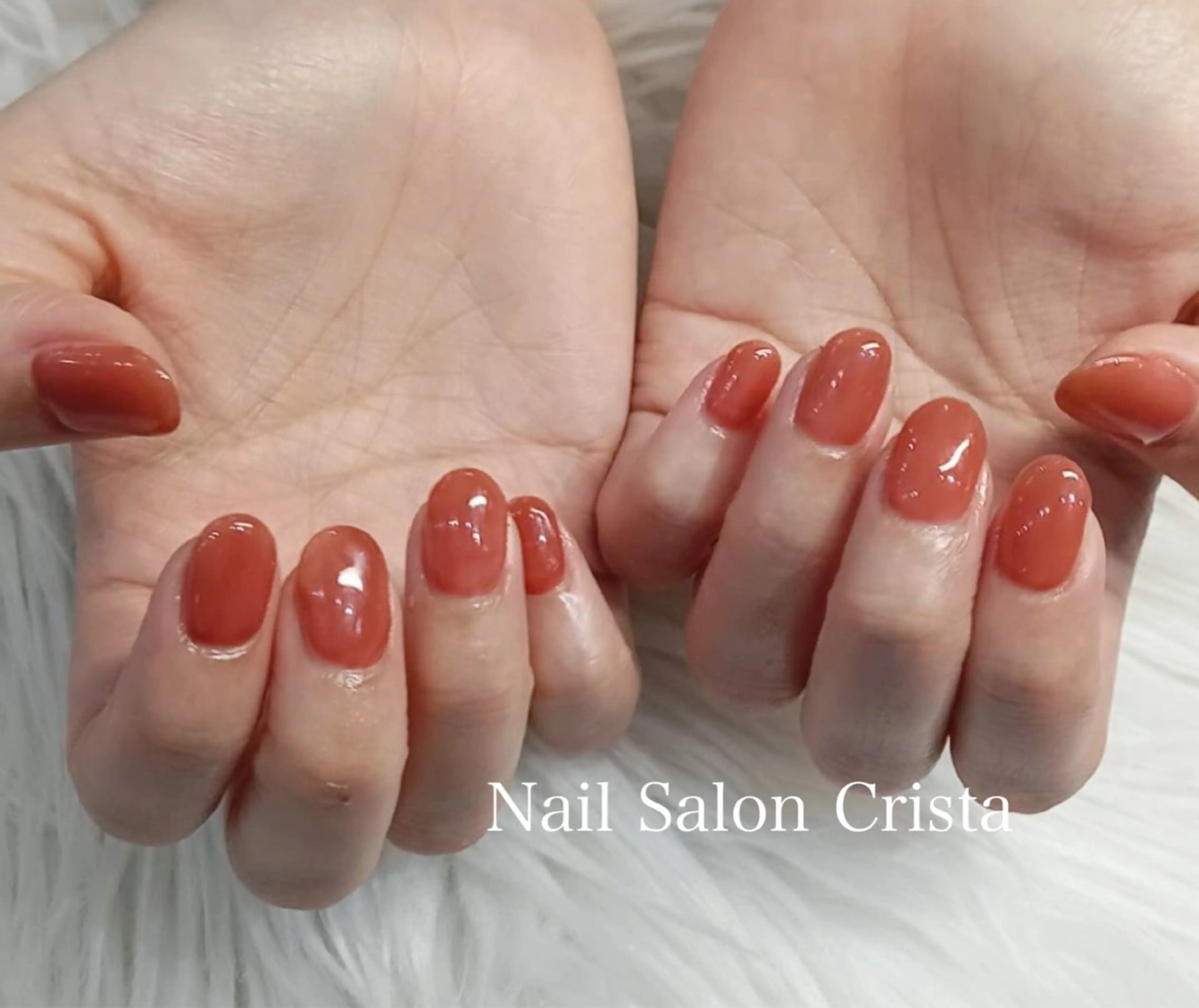 ネイル ジェルネイル ワンカラーネイル パラジェル ハンドネイル CRISTA所属・CRISTA MOMOのネイルデザイン