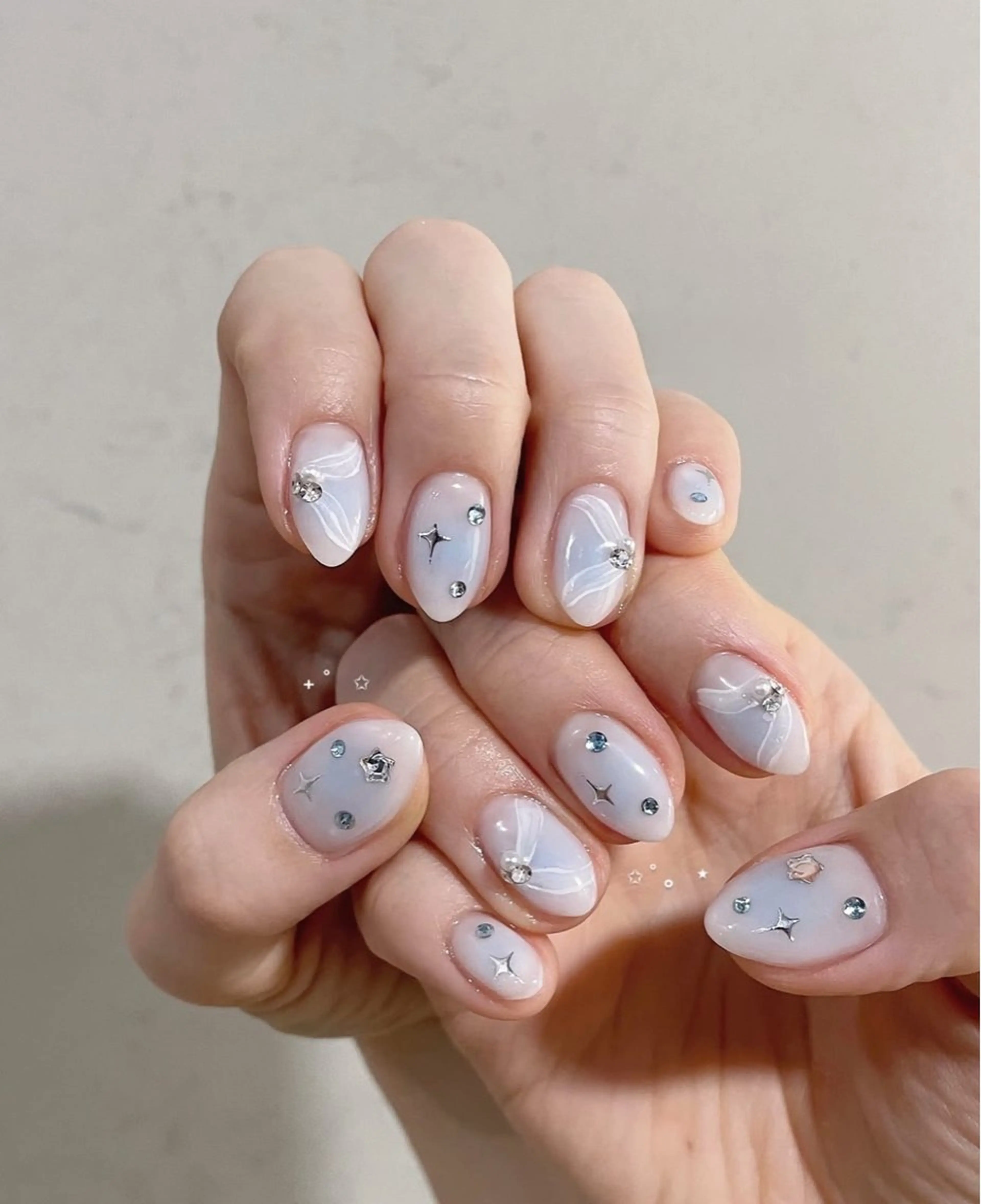 ネイル アニマル柄 オーロラネイル チークネイル フラッシュネイル ジェルネイル ハンドネイル T.A Nail Salonのネイルデザイン