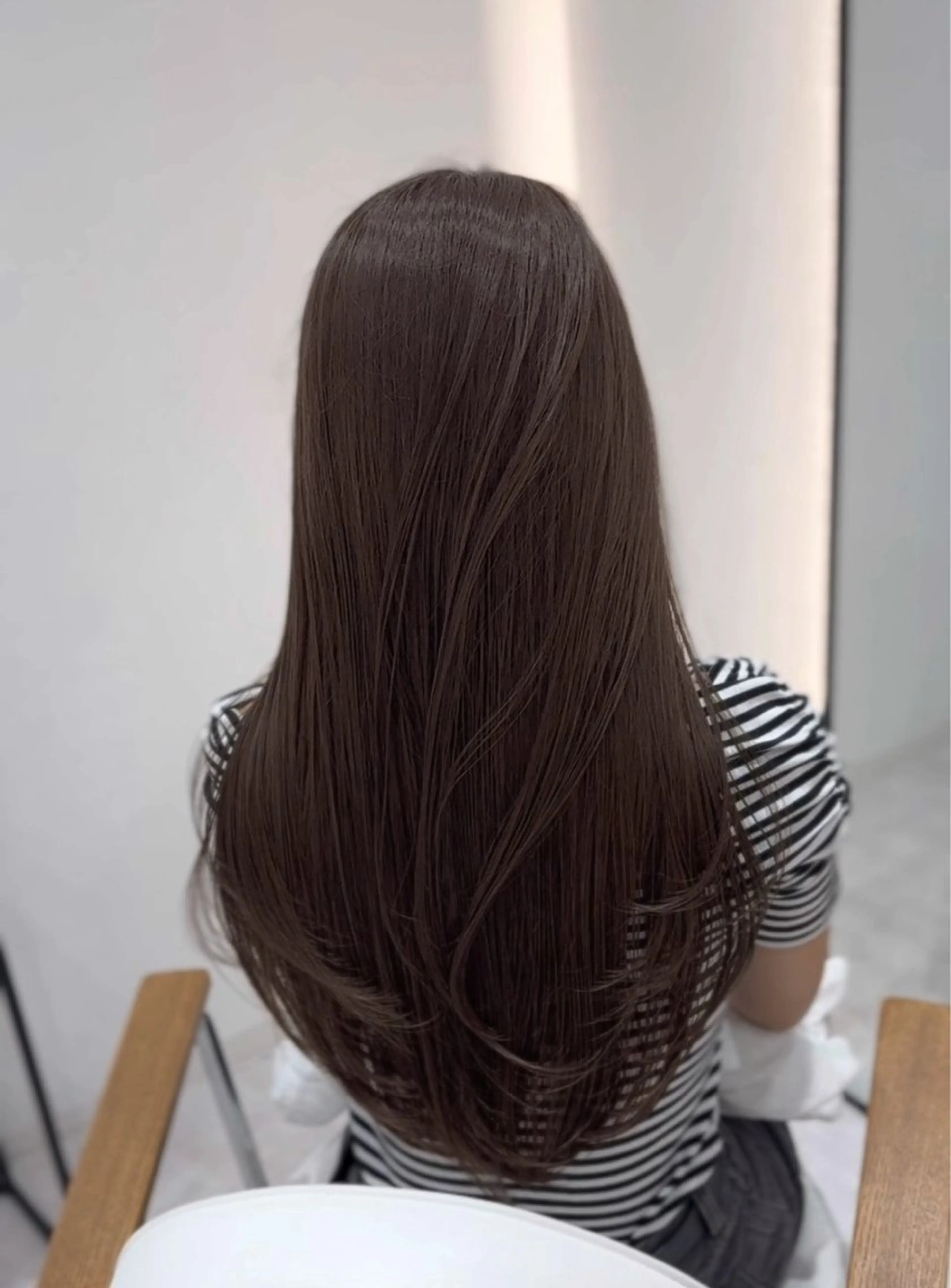 ロング カット ヘアカラー トリートメント 🩶レイヤー/艶髪/ 顔周り/韓国風/輝士のヘアスタイル