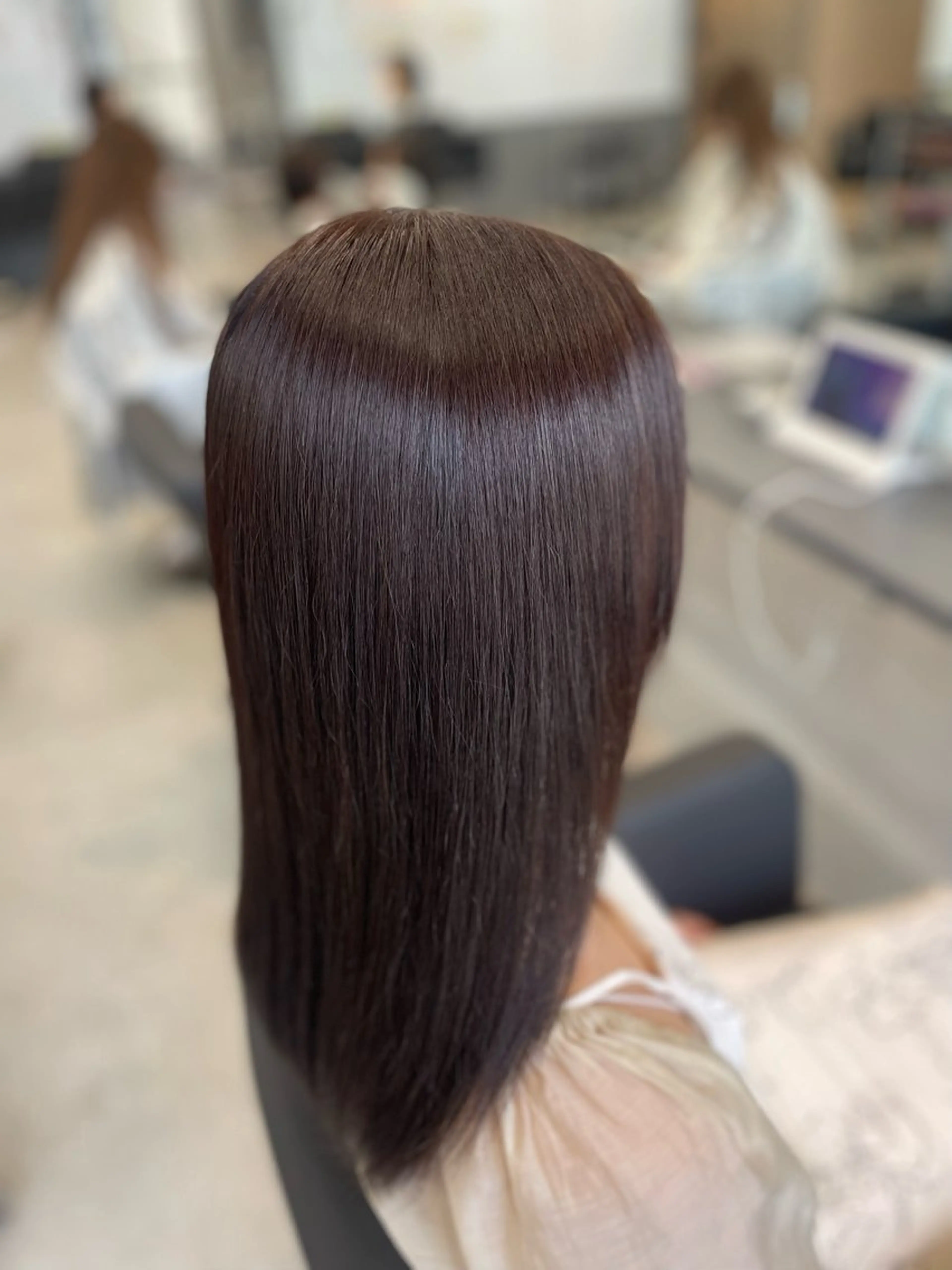 セミロング ヘアカラー トリートメント mahiro /仙台のヘアスタイル