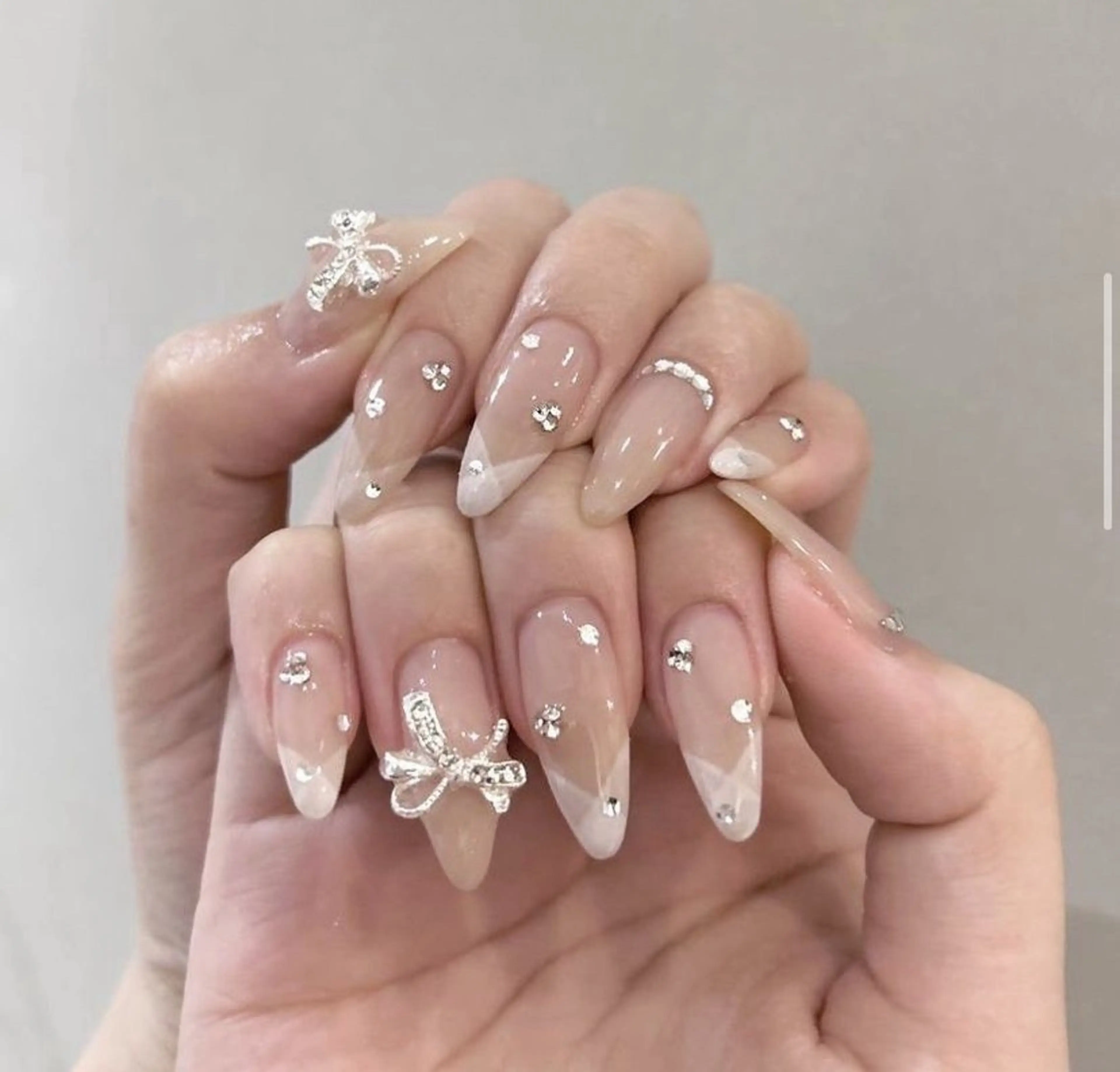 ネイル チークネイル フットネイル フレンチネイル グラデーション 韓国ネイル Ribbon nails salon所属・Ribbonnail salonのネイルデザイン
