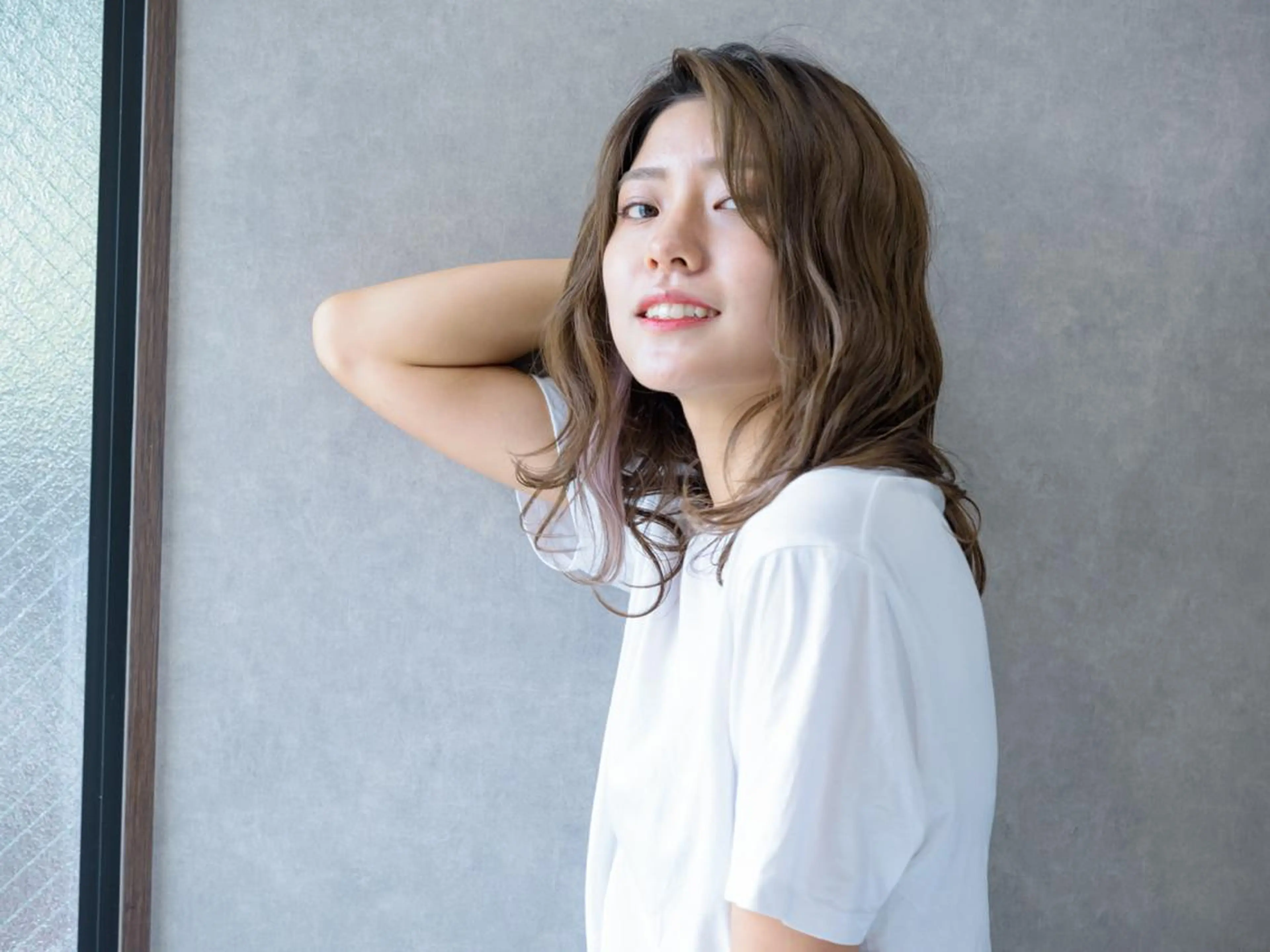 ミディアム カラー パーマ カット ヘアカラー パーマ Bianca所属・Bianca  代表 硲　貴亮【東武練馬】のヘアスタイル