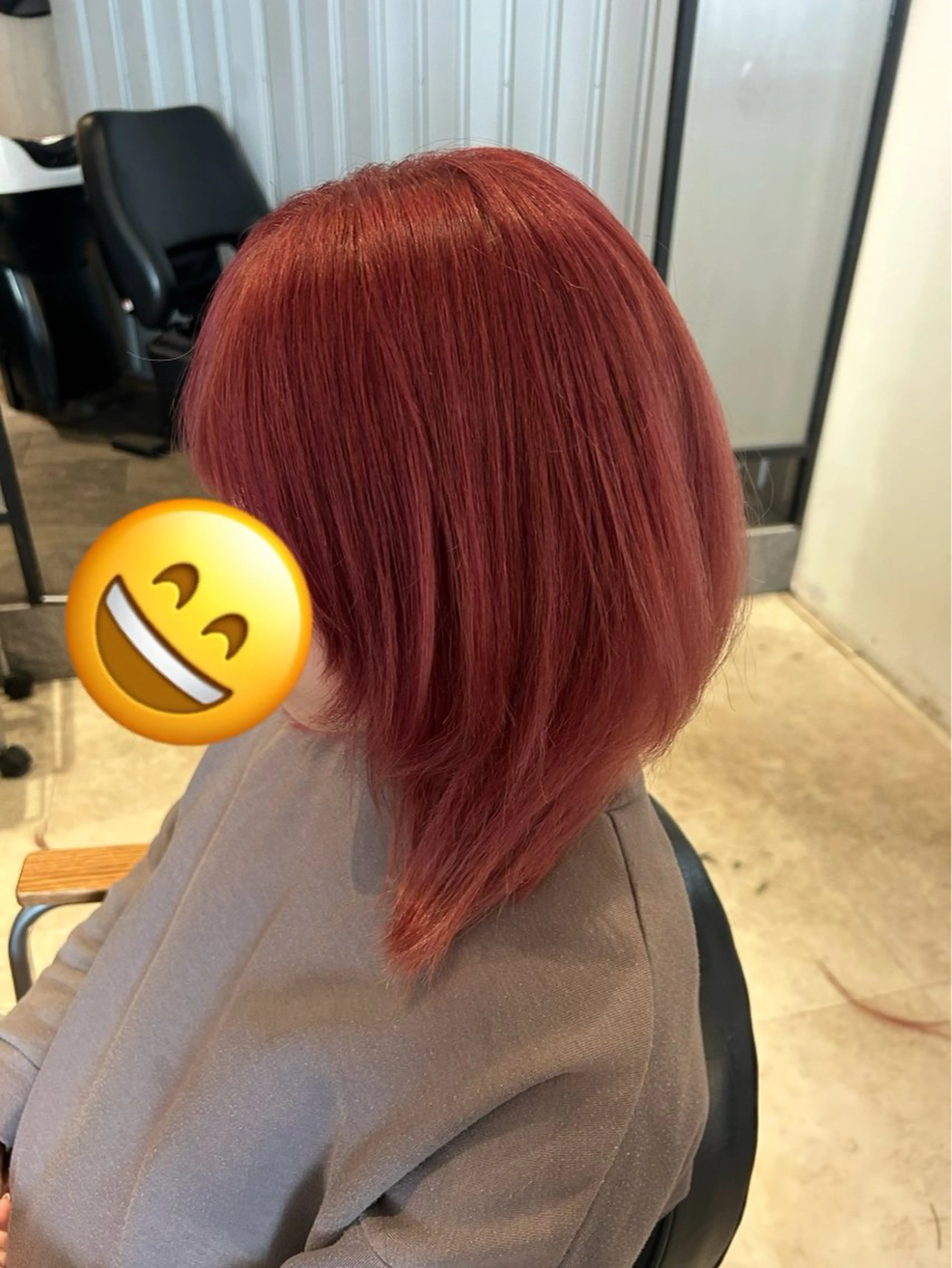 ショート カラー ピンクカラー ウルフカット 縮毛矯正✨／ ショート／meguのヘアスタイル