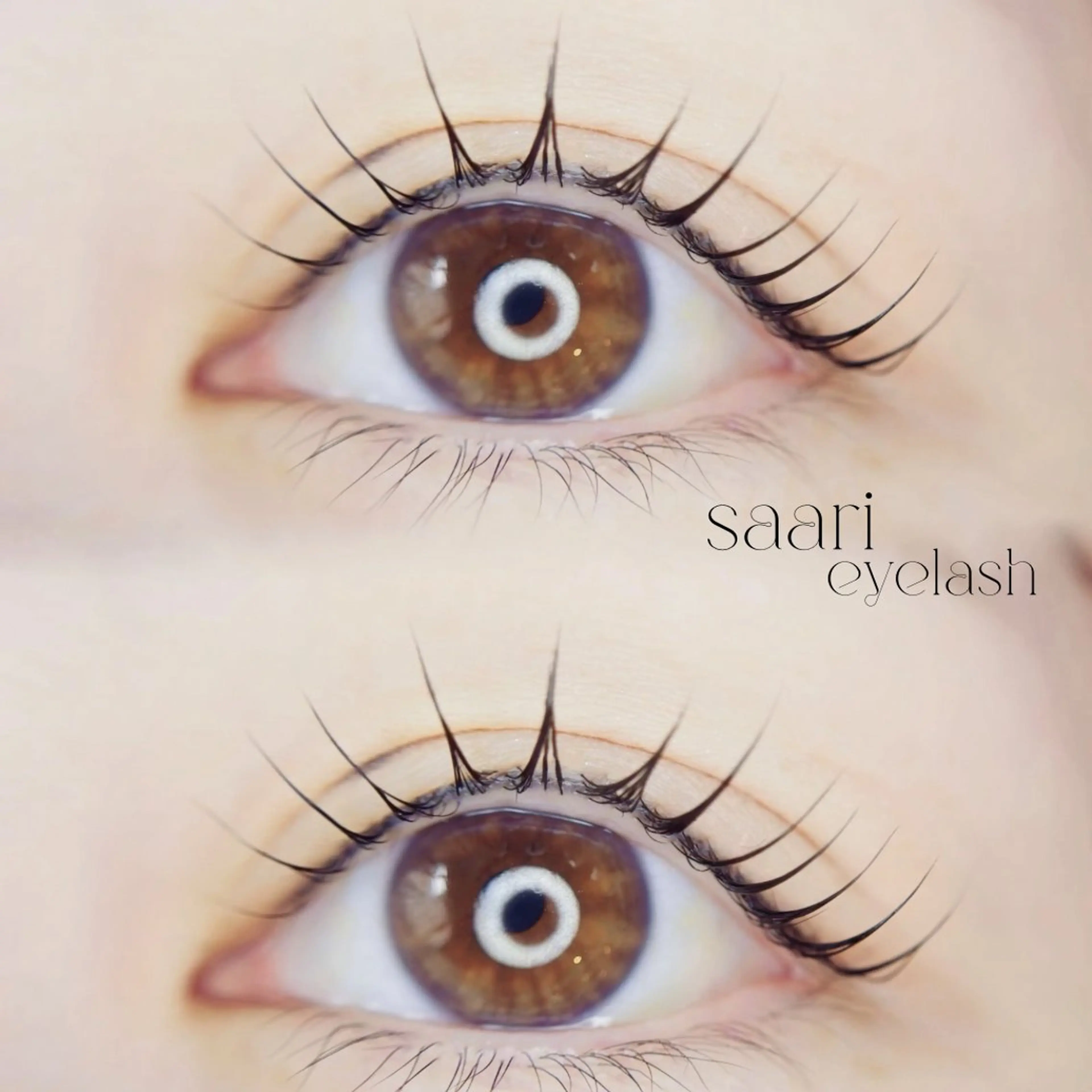 マツエク・マツパ saari eye lash staffのマツエク・マツパデザイン