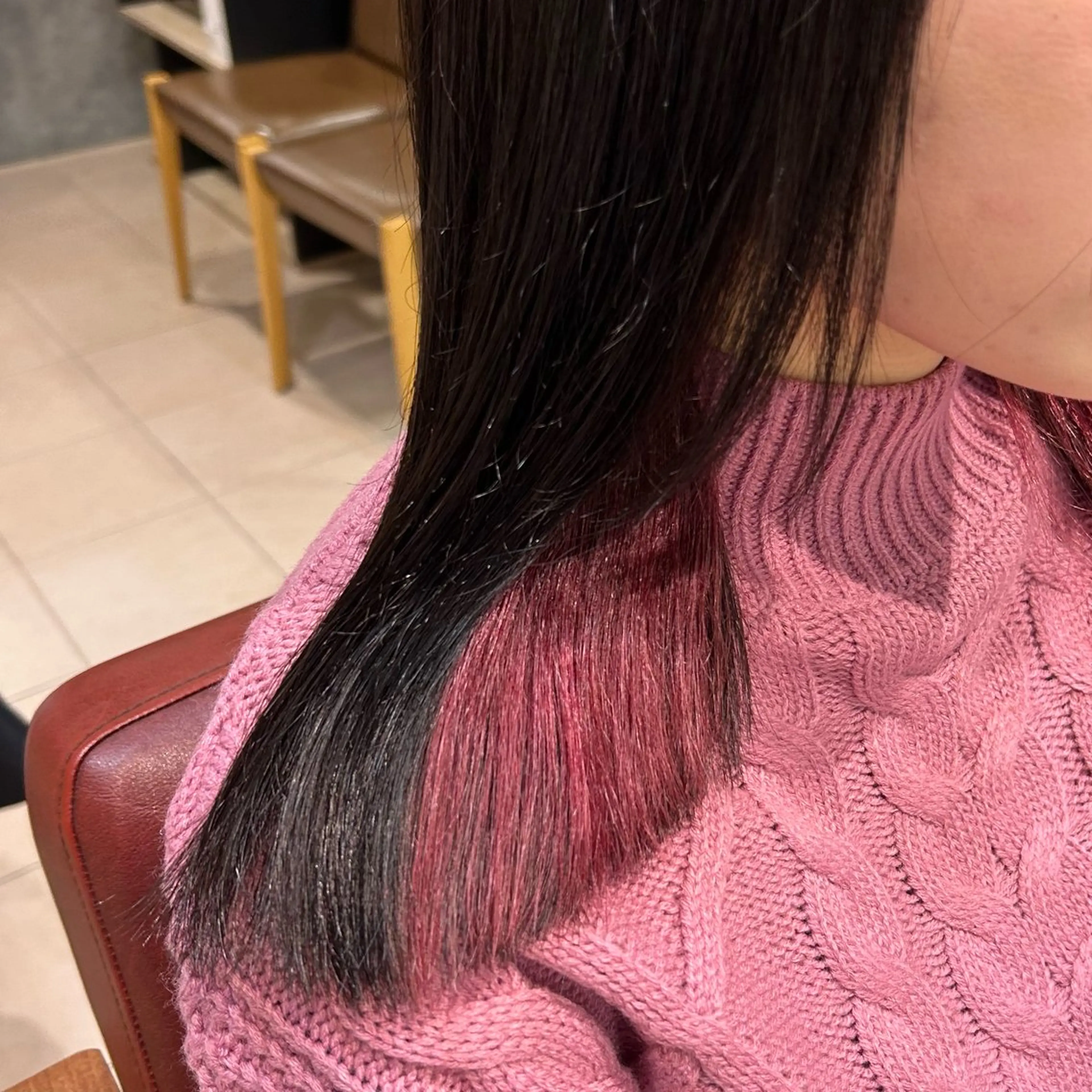 セミロング カラー ヘアカラー 🫧透明感明るめカラ ー🫧大西あずきのヘアスタイル