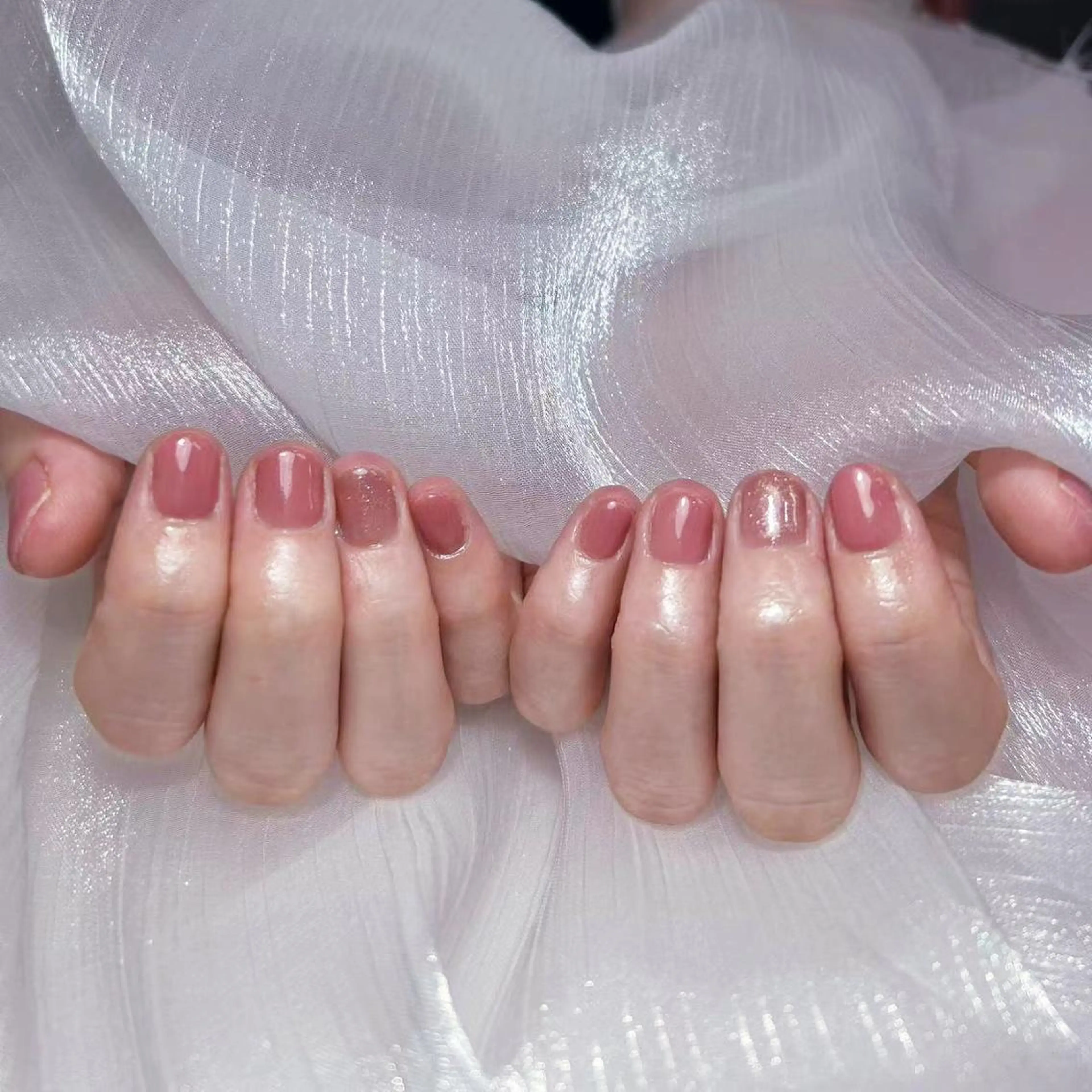 ネイル アートネイル オーロラネイル ガーリー キラキラネイル 韓国ネイル ハンドネイル DIAMOND 💅のネイルデザイン