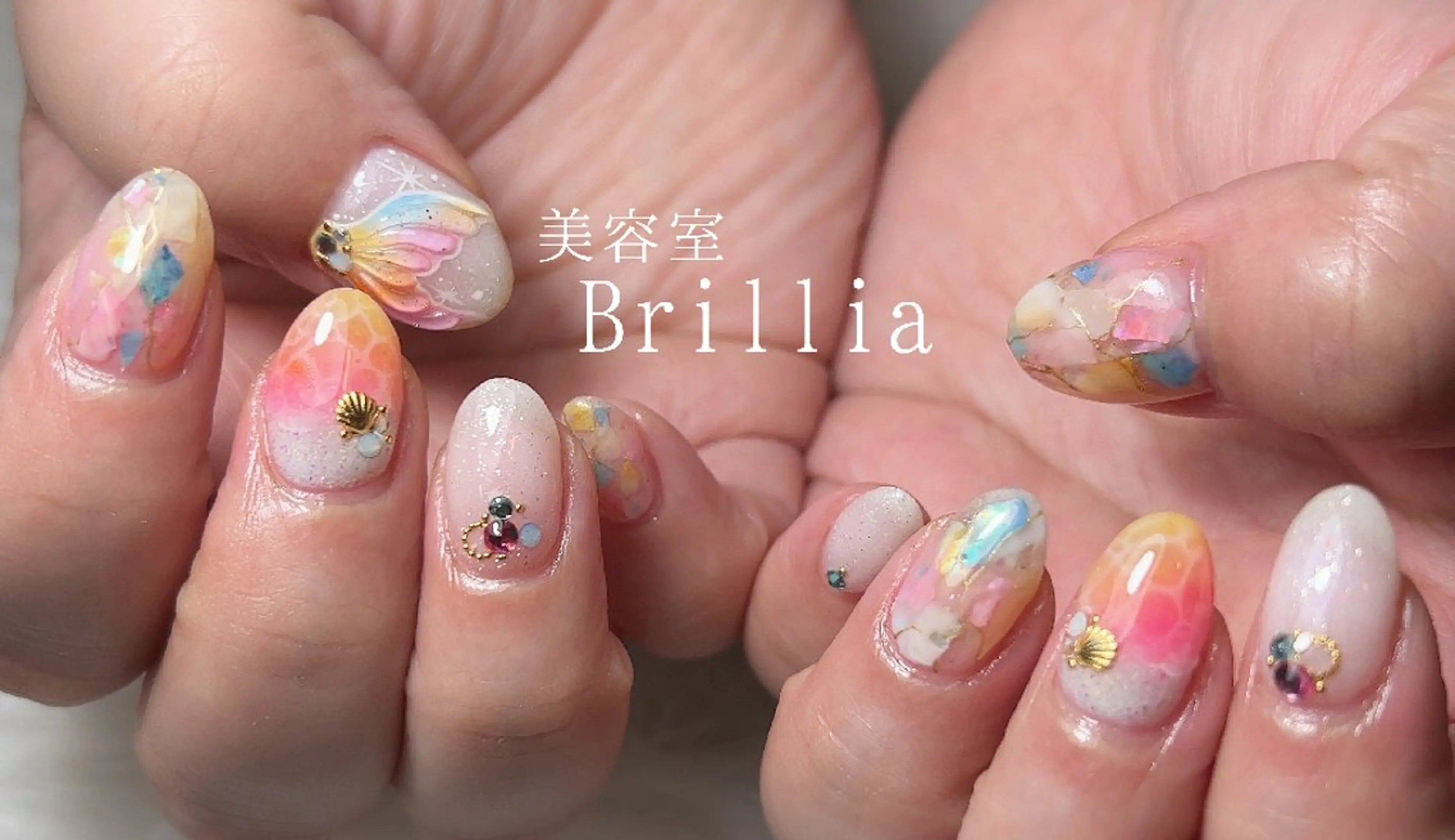 ネイル ハンドネイル 柴田 彩のネイルデザイン