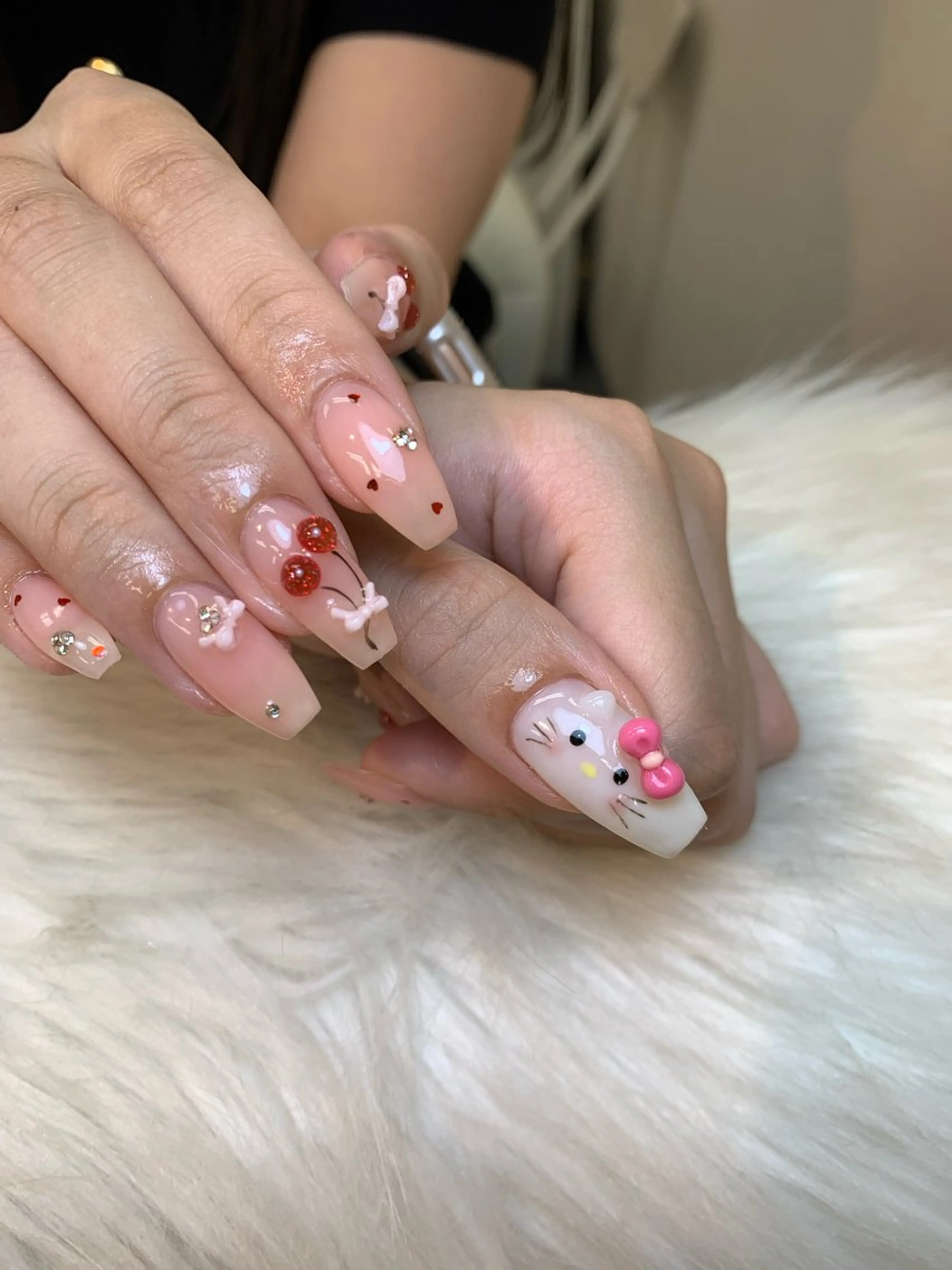 ネイル アートネイル 長さ出し ジェルネイル ニュアンスネイル ハンドネイル Cloudy Chan Nailのネイルデザイン