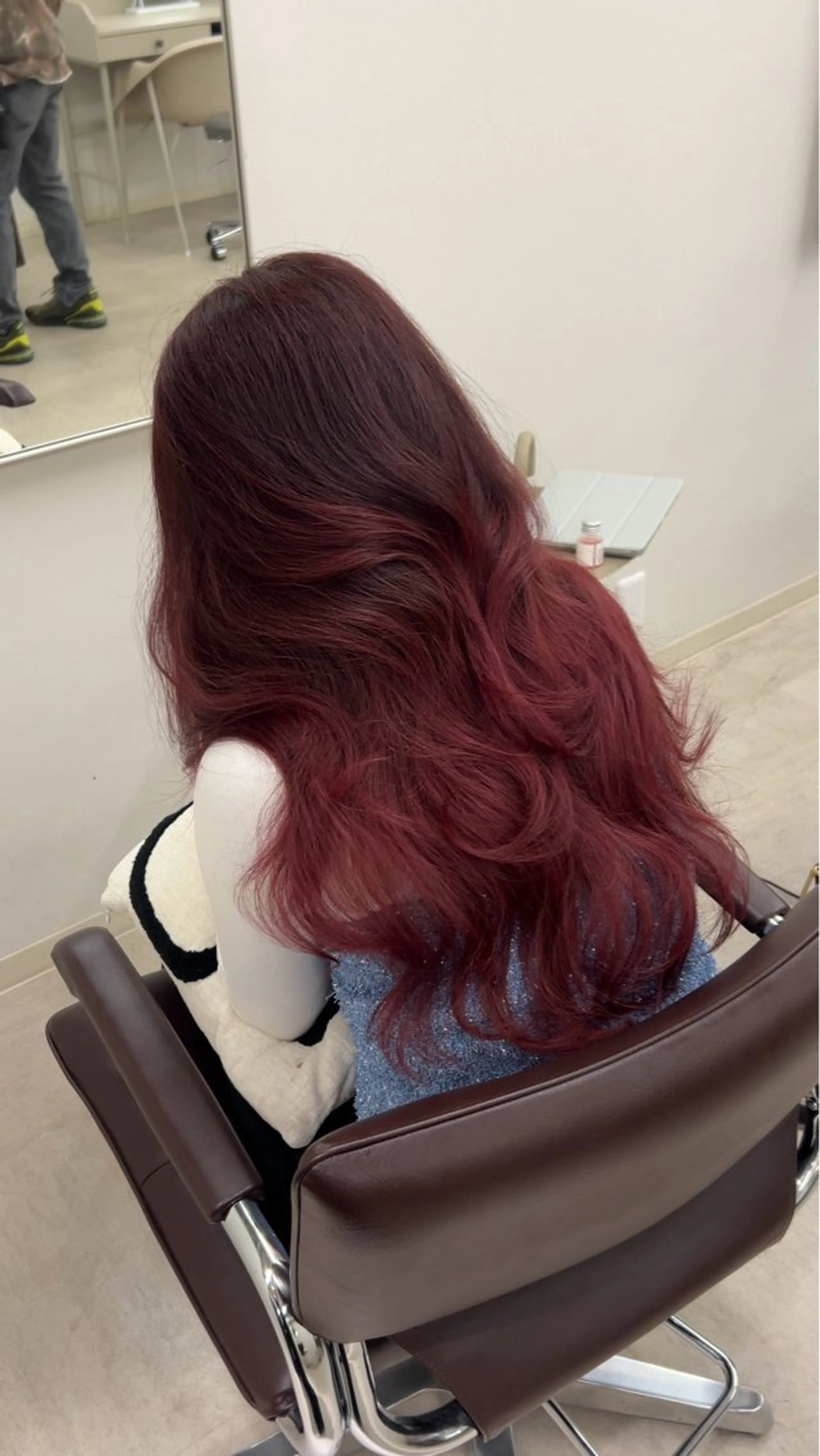 ミディアム カラー パーマ ヘアアレンジ メンズ キッズ 💖渋谷髪質改善/ 透明感カラー💖のヘアスタイル