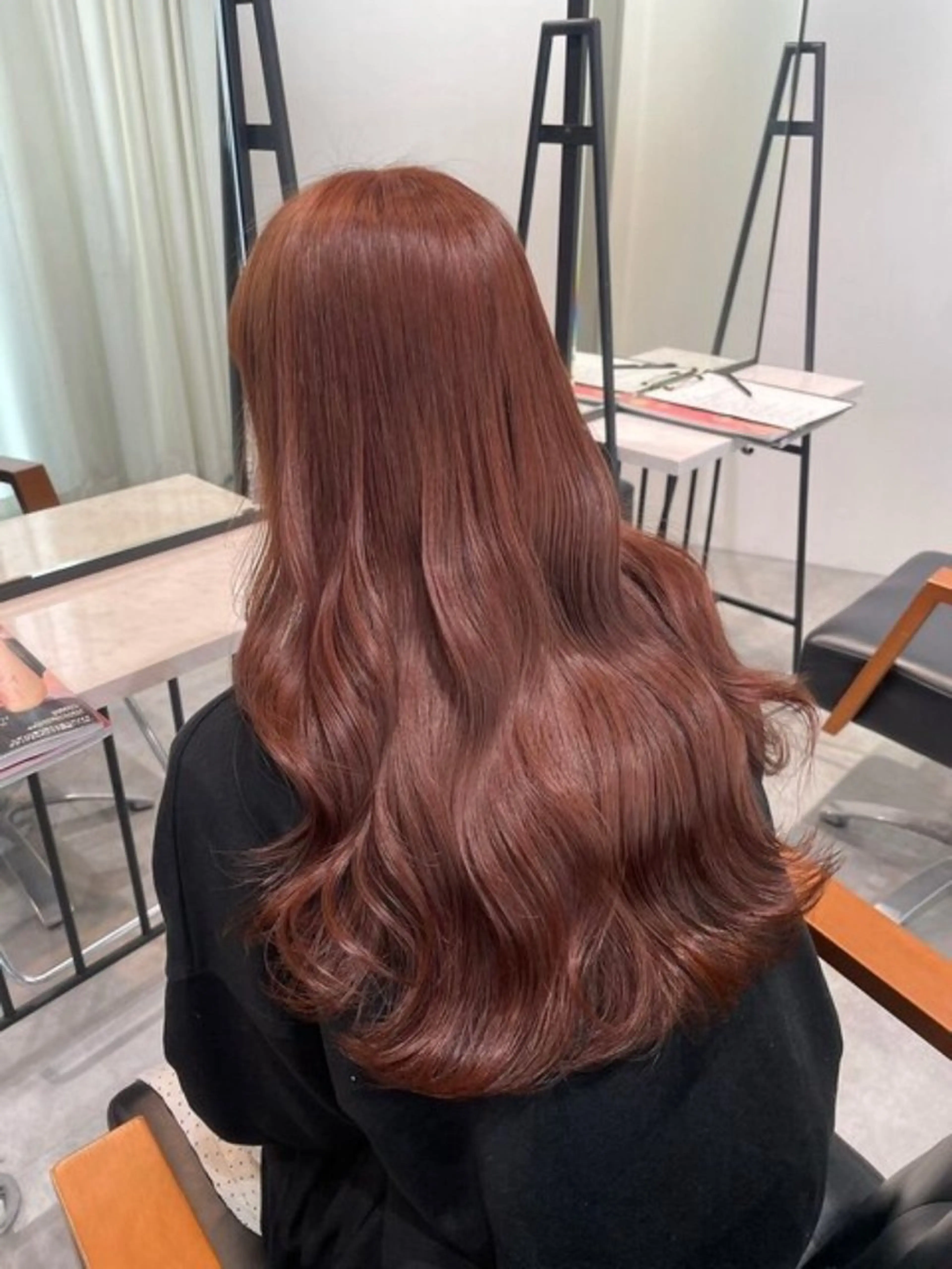 ロング カラー ヘアカラー トリートメント 盛れる韓国ヘア🩰/ 透明感カラー/華のヘアスタイル