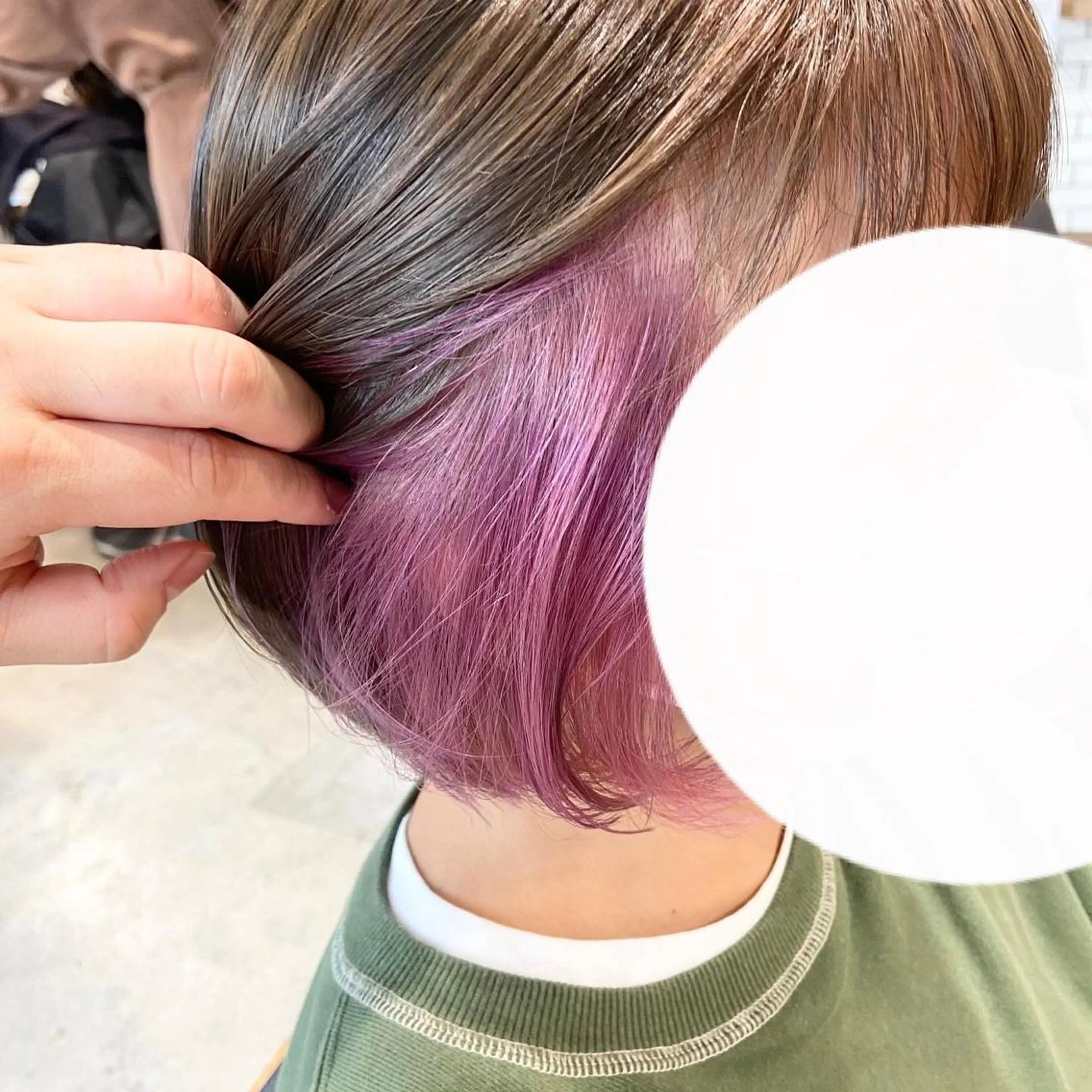 ショート カラー ボルドーカラー インナーカラー ヘアカラー 🌷レイヤーカット/ フルキシオリ🌷のヘアスタイル