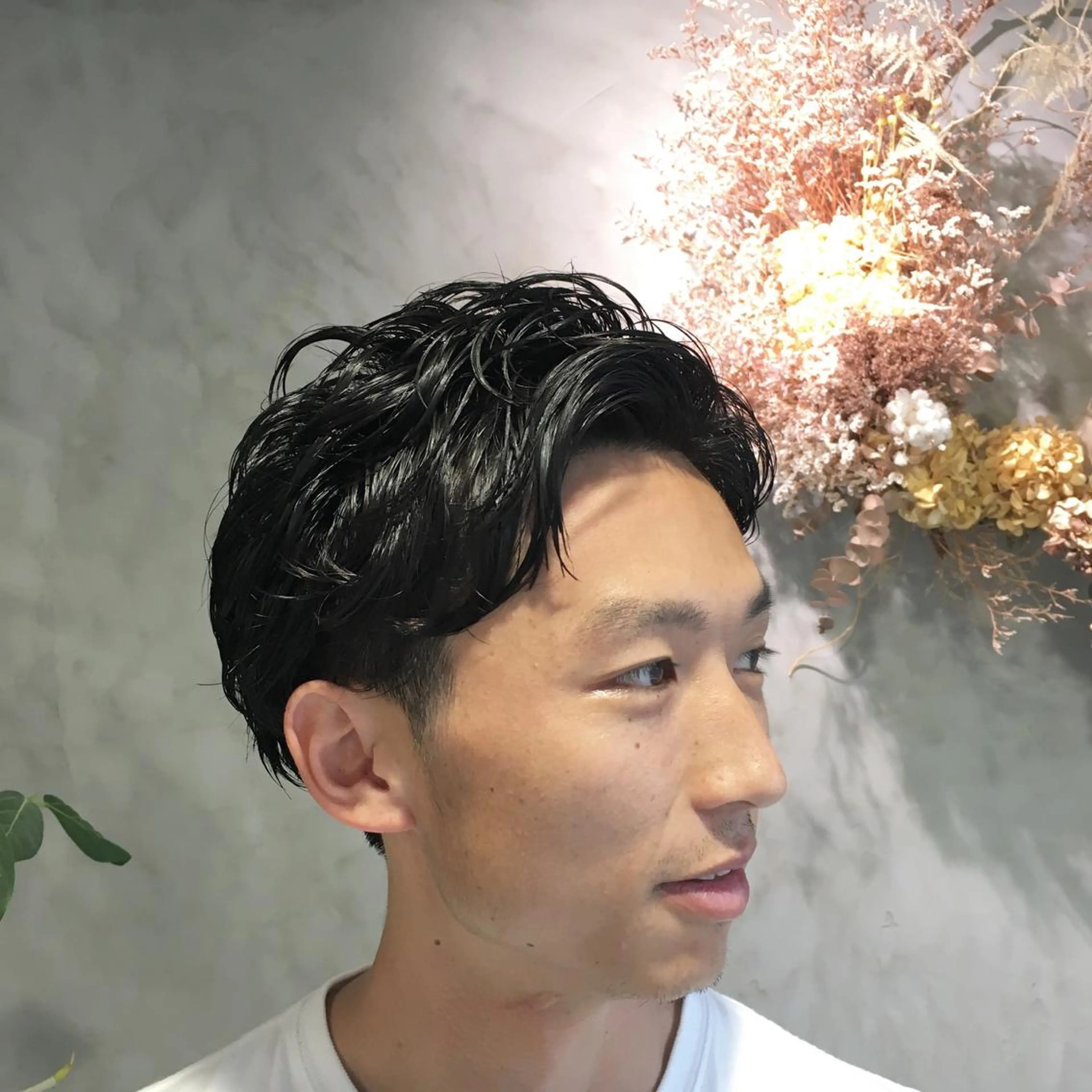 ショート メンズ メンズパーマ niche(ニーチェ)所属・落合 優樹のヘアスタイル