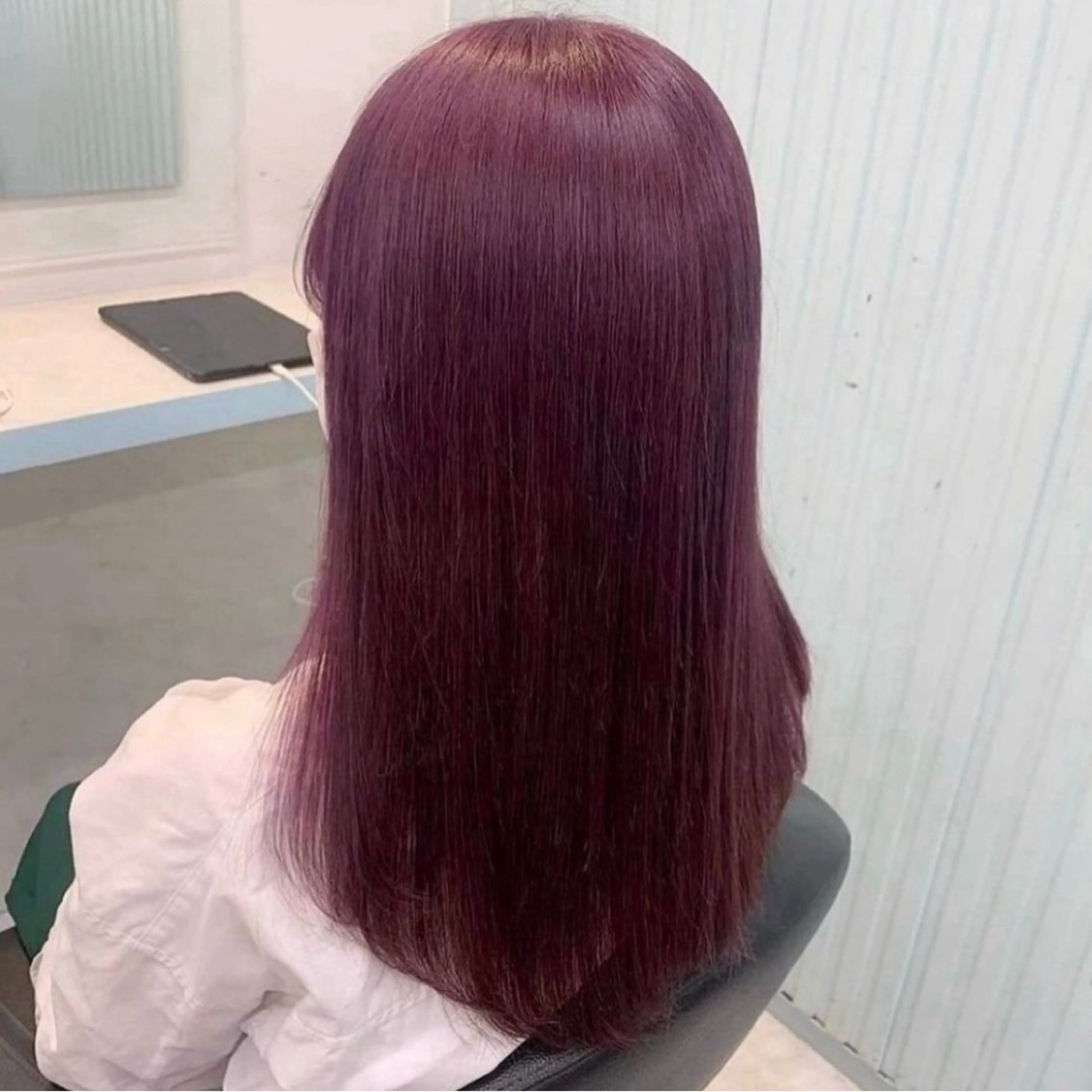 ロング カラー ヘアカラー トリートメント 🎀愛されピンク ラベンダー💜ゆいのヘアスタイル