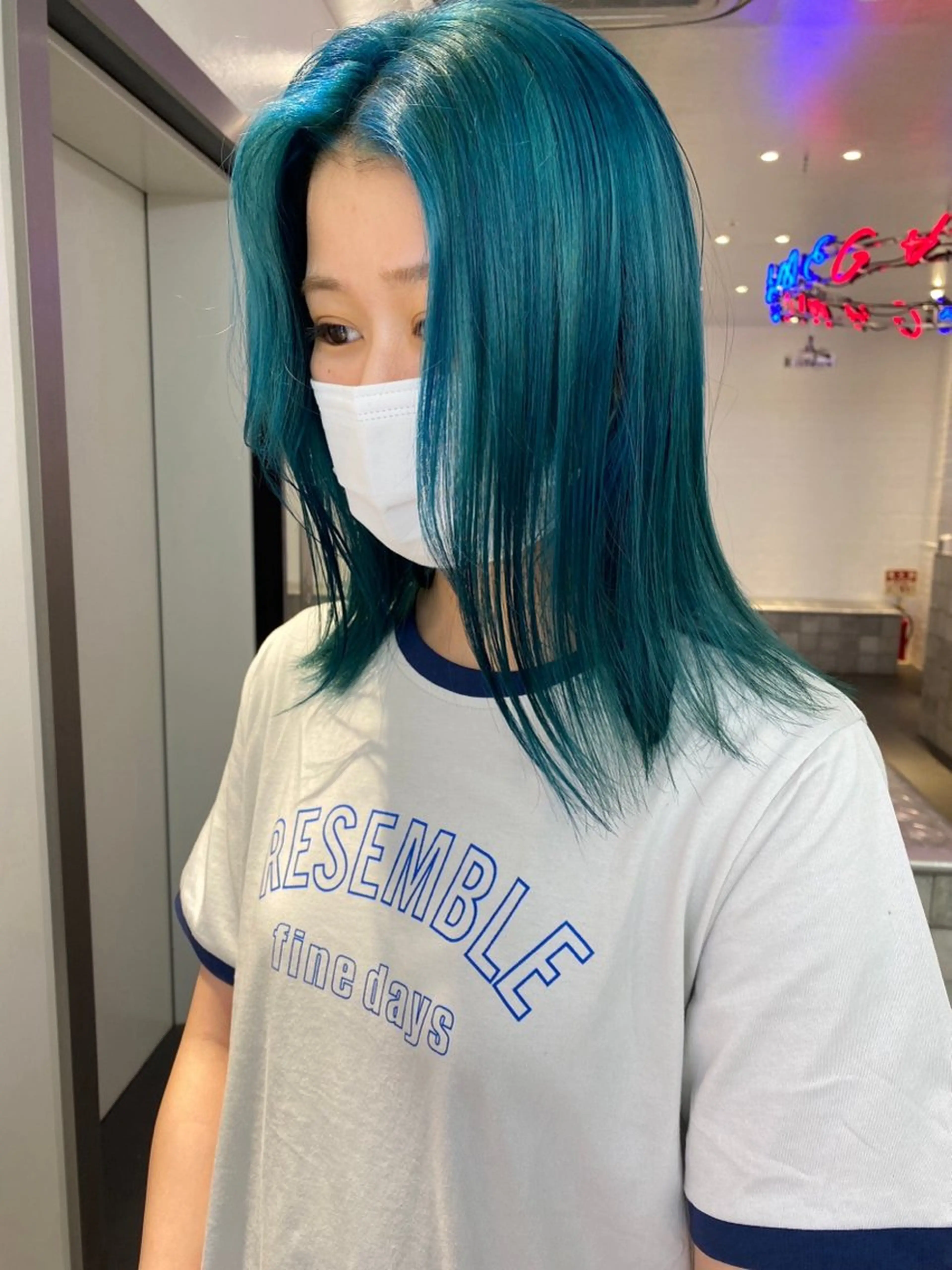 セミロング ニュアンスヘア ★リョウカ★のヘアスタイル