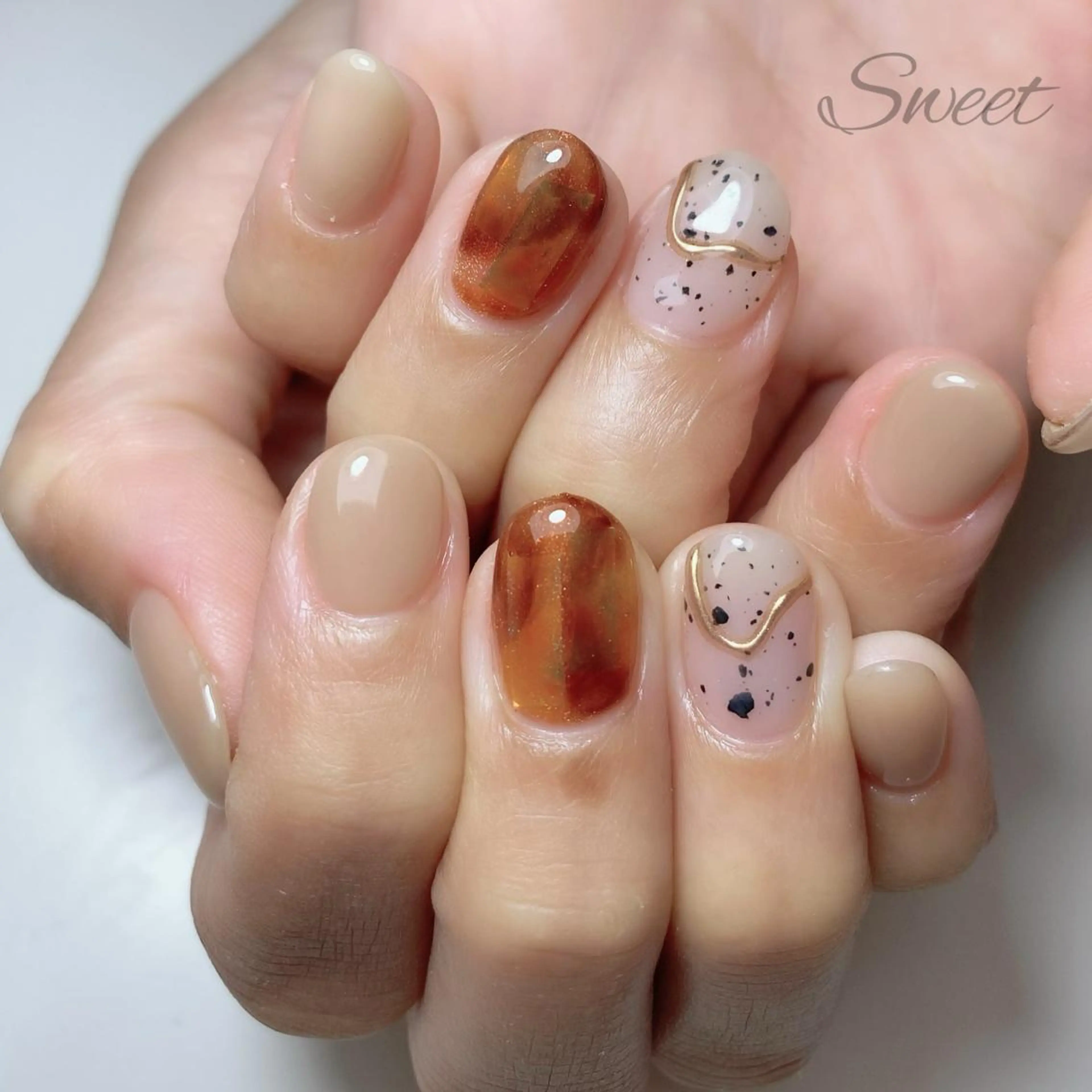 ネイル sweet 仲野陽子のネイルデザイン