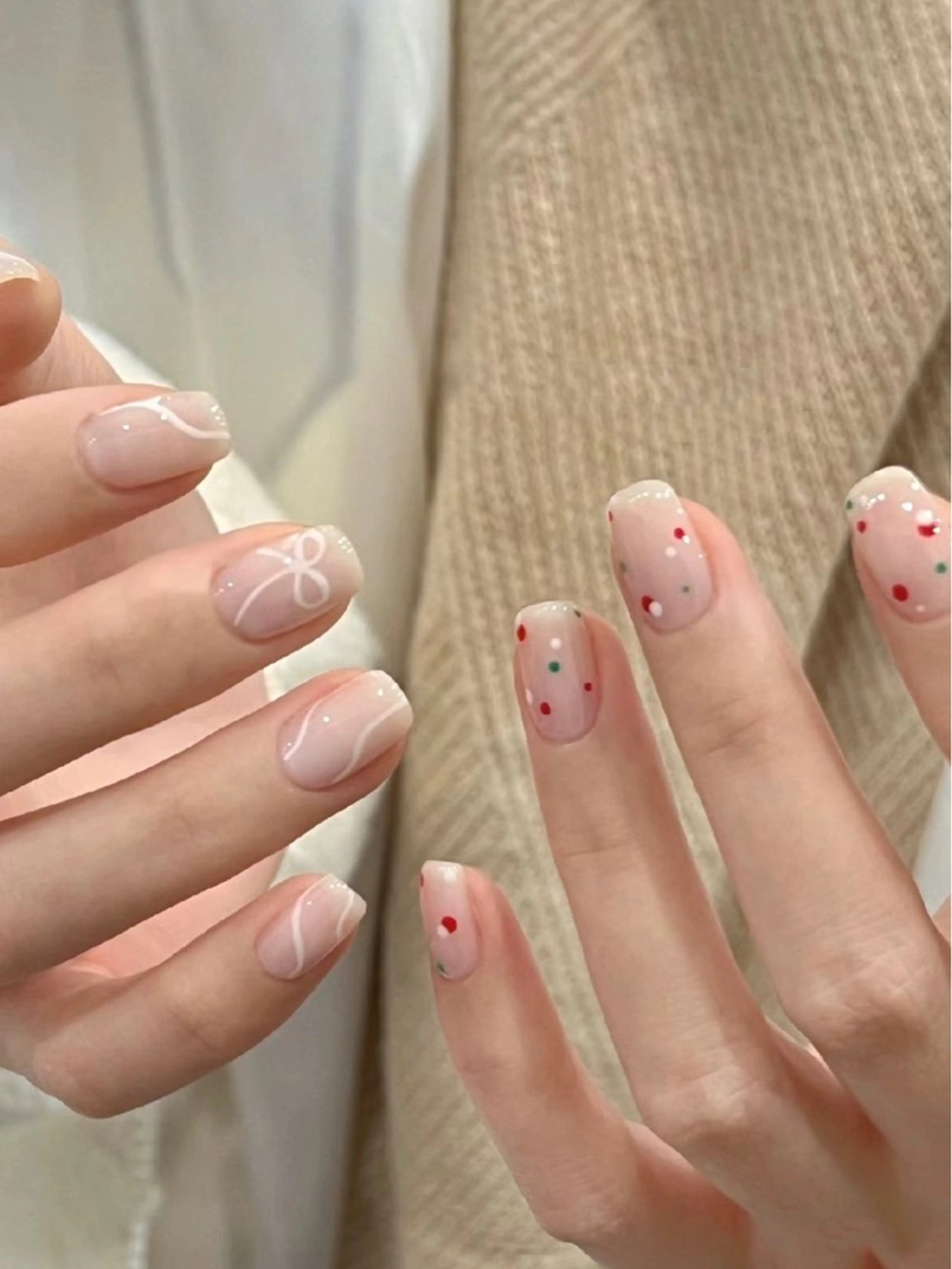 ネイル ハンドネイル ハンドケア ネイル＆アイラッシュ ∩_∩アオイのネイルデザイン