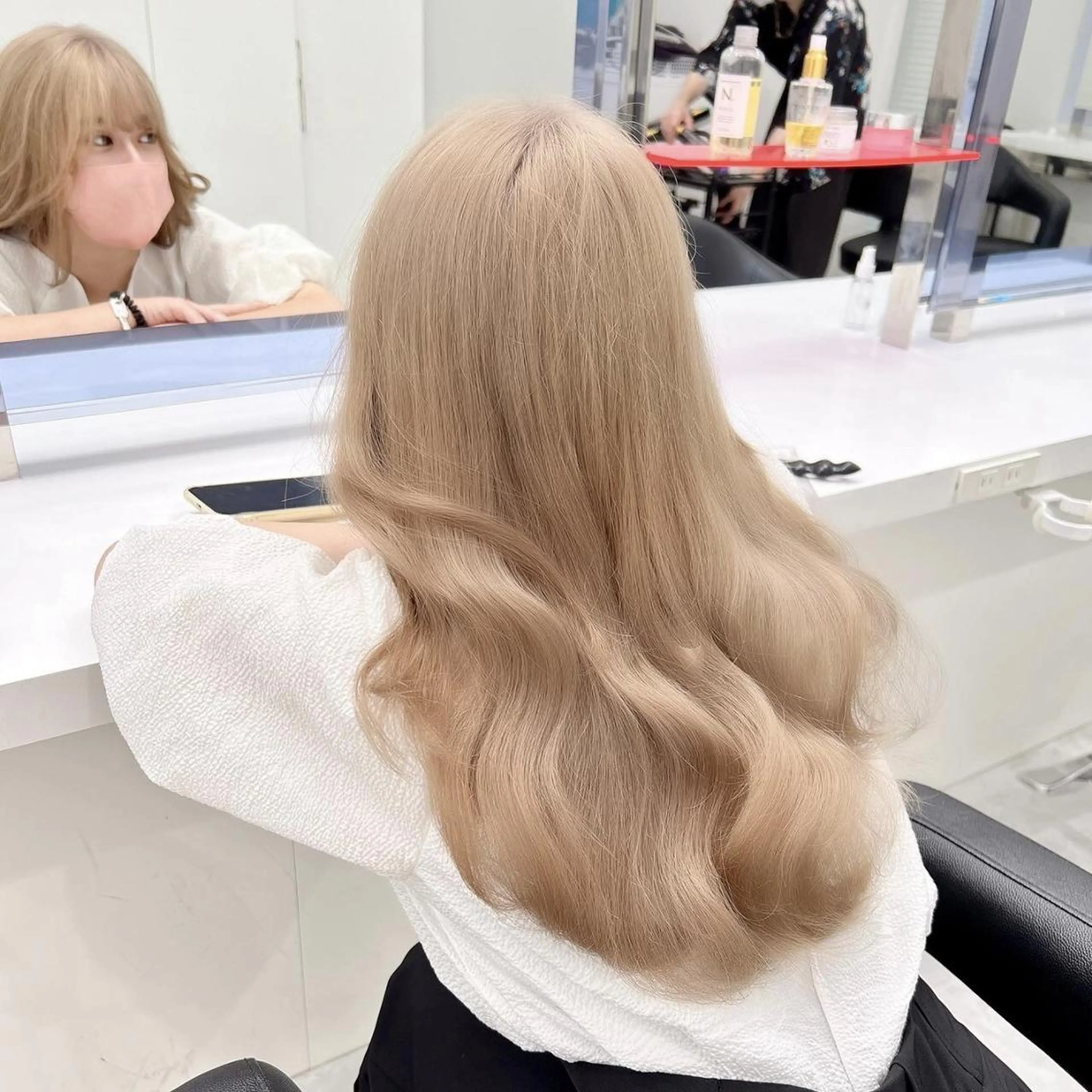 カラー 透明感🫧ナチュラル 上品ヘア🫧銀座のヘアスタイル