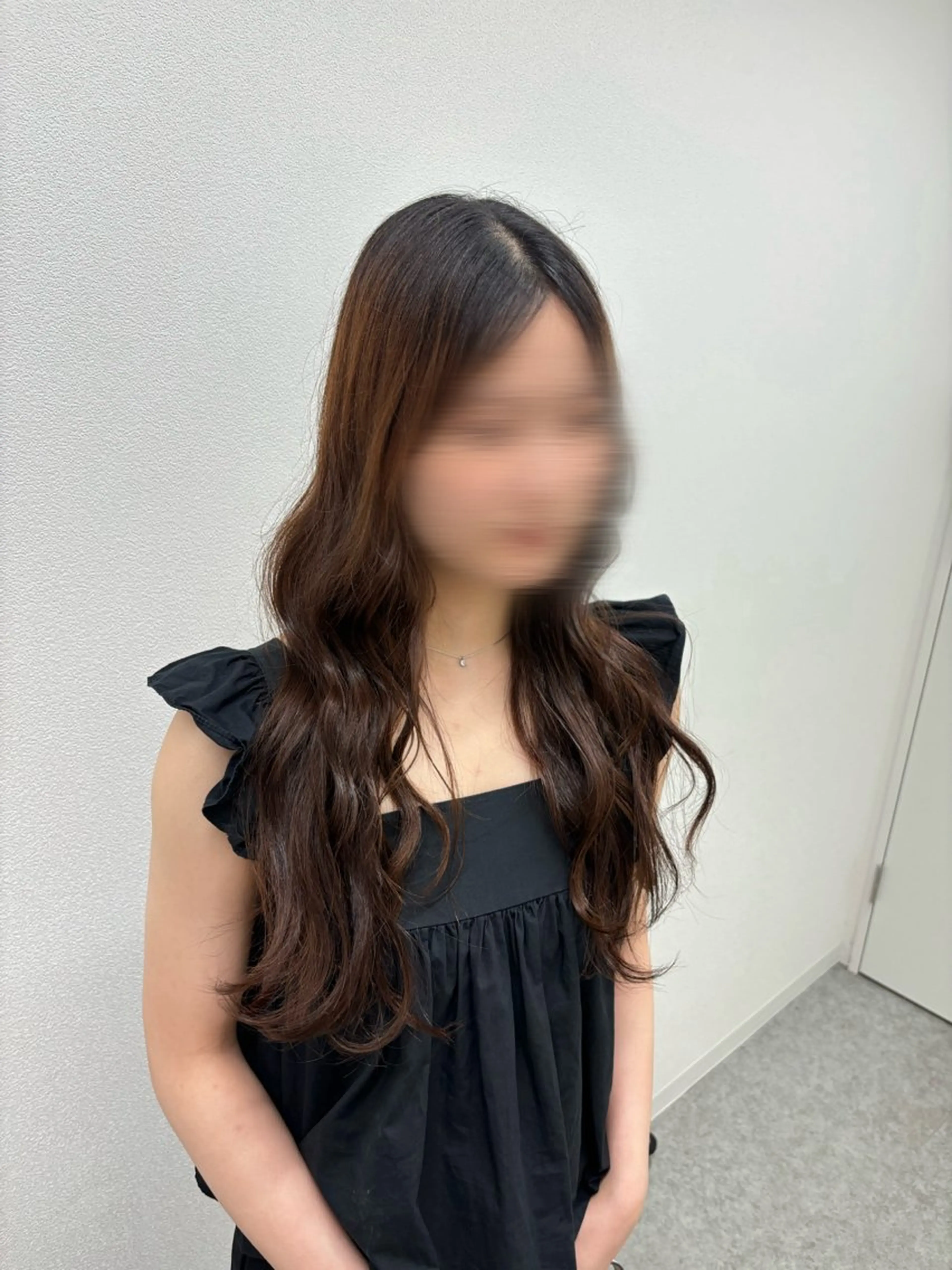 ロング カット ヘッドスパ ヘアセット 透明感ハイトーン☁️ 斗和🫧天神のヘアスタイル