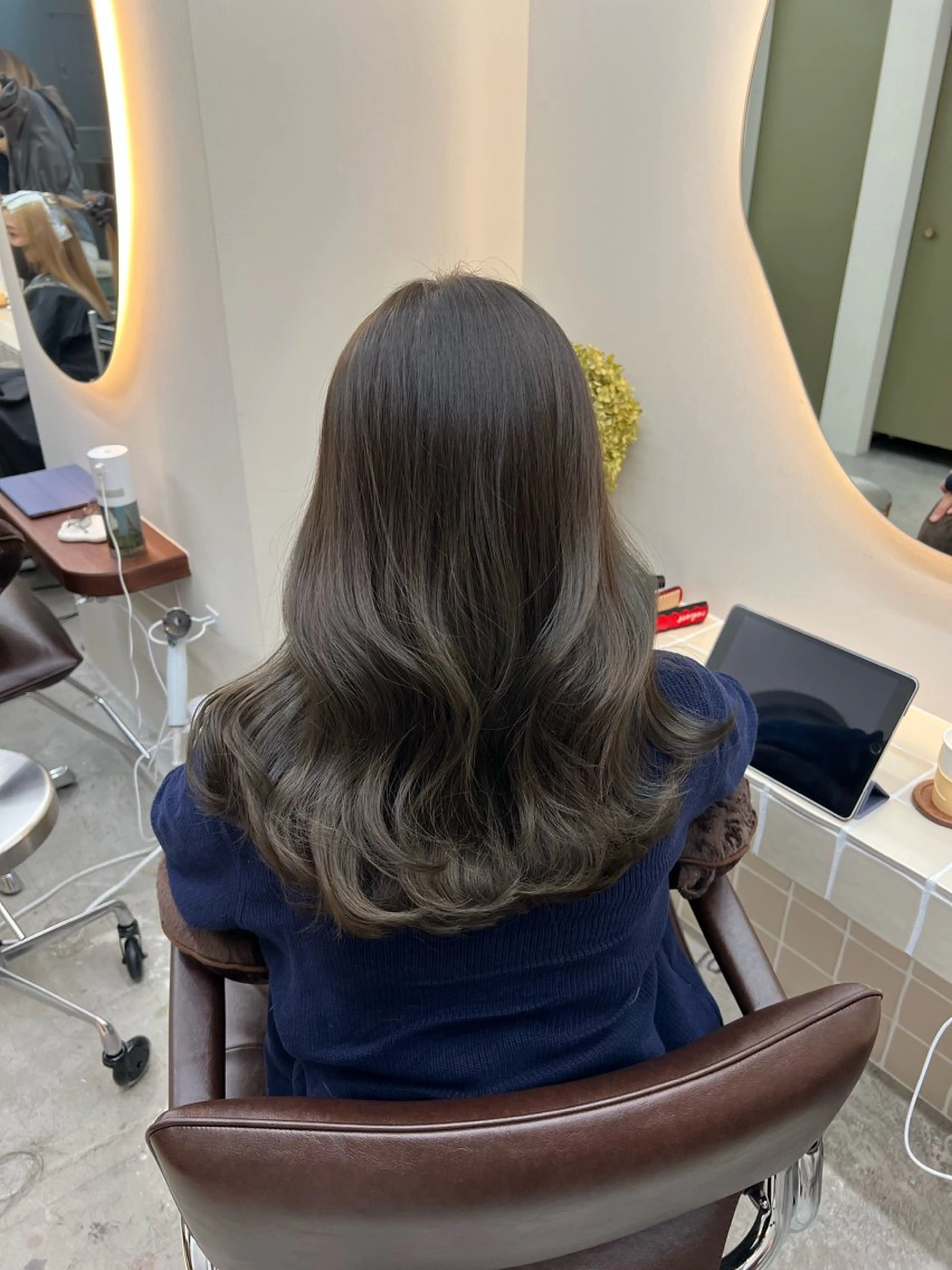 セミロング カラー カット ヘアカラー トリートメント ヘッドスパ ✨髪質改善矯正× ブリーチ✨YU-KIのヘアスタイル
