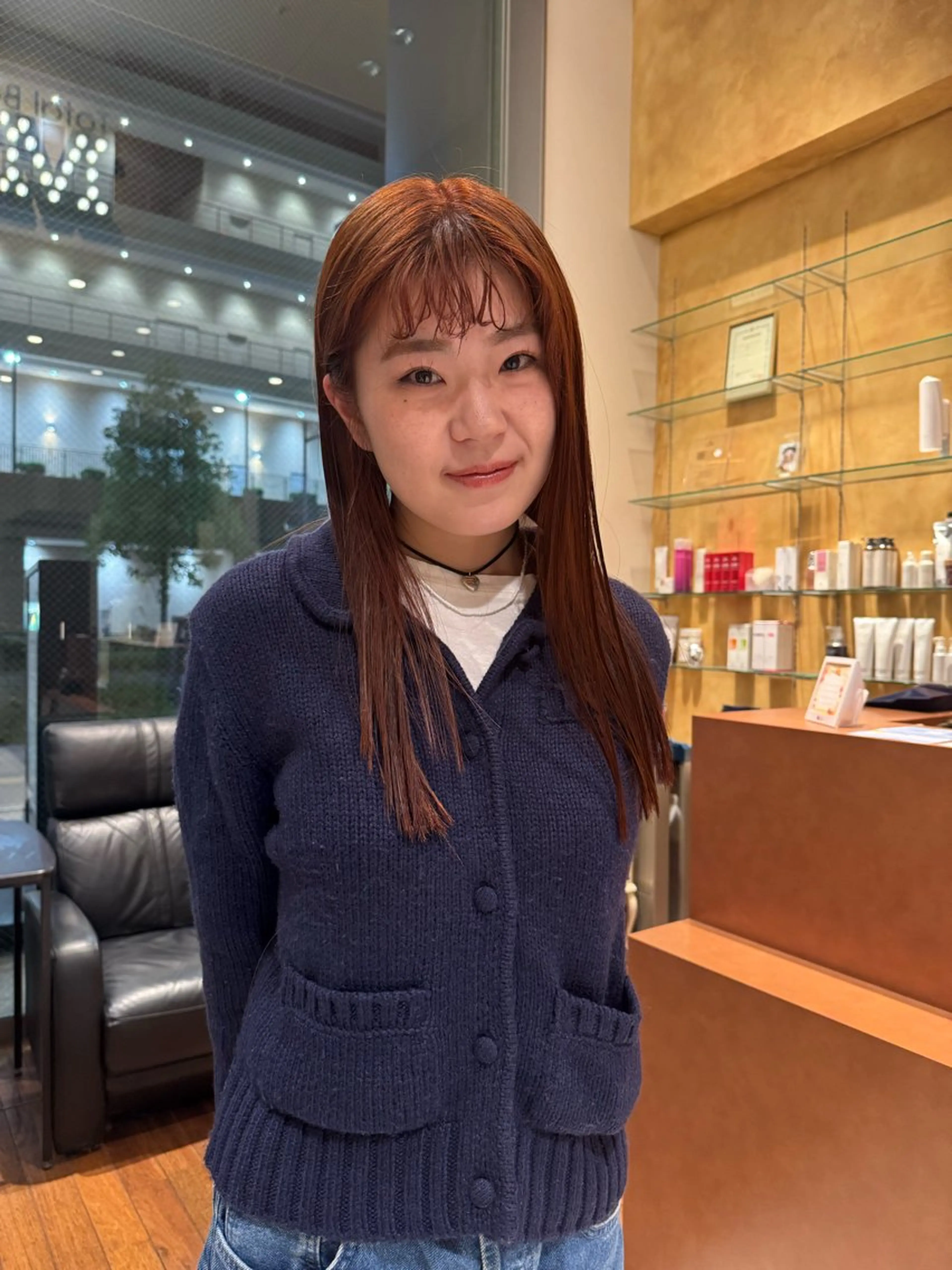 ロング カット 縮毛矯正 トリートメント 🐲松園ルナ🐲 似合わせマスターのヘアスタイル