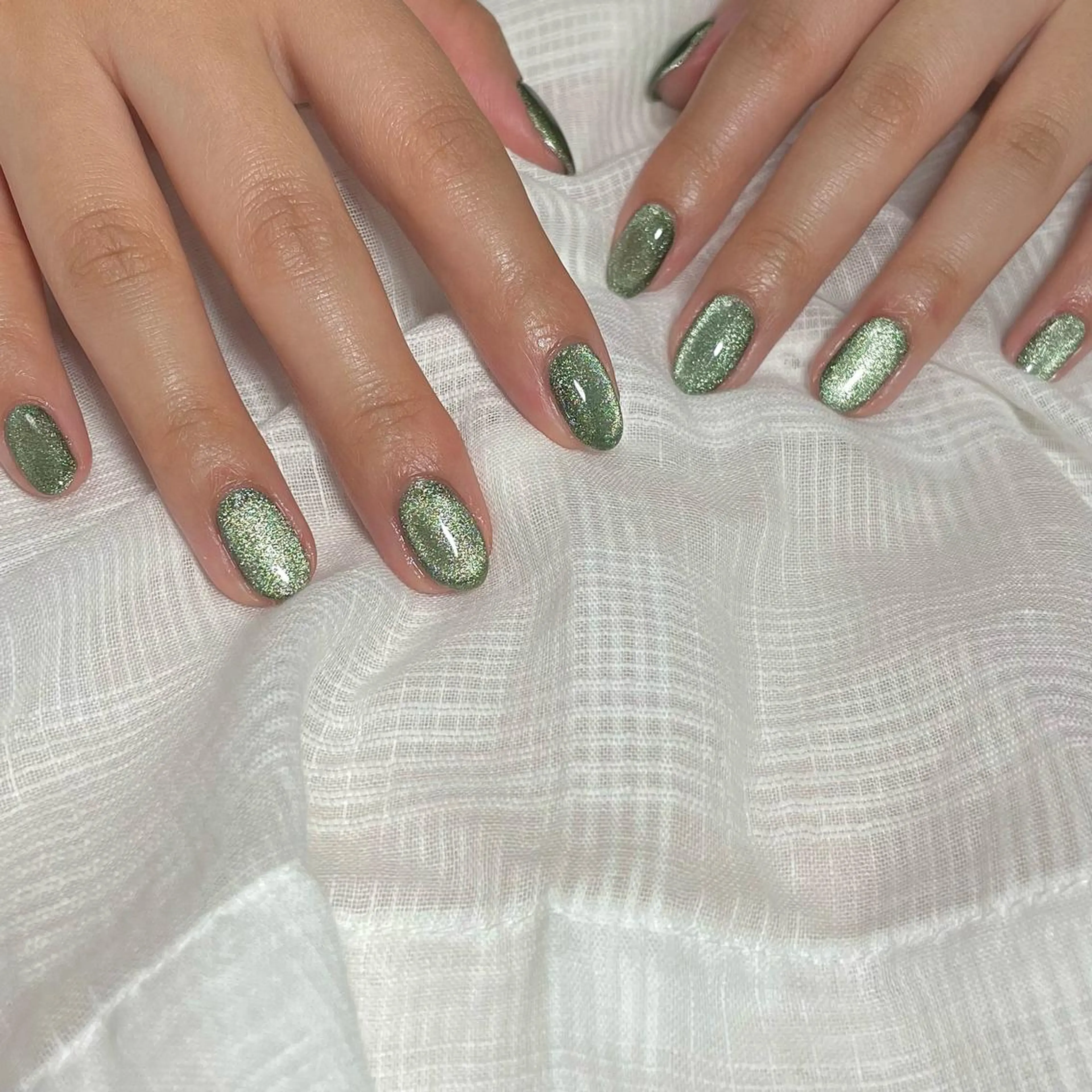 ネイル ジェルネイル マグネットネイル ワンカラーネイル ハンドネイル Nailsalon BLOOM🌷 山崎のネイルデザイン