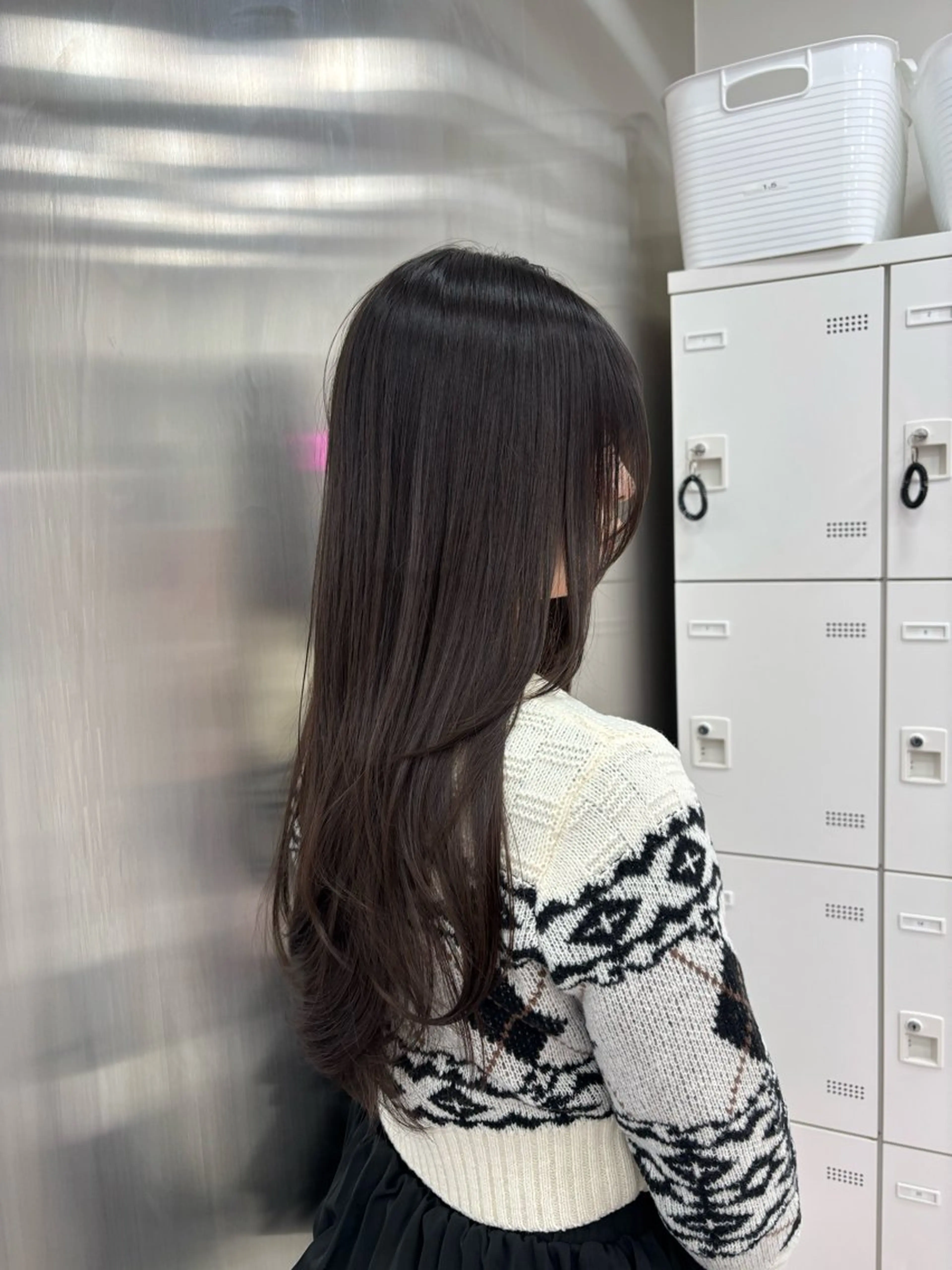 ロング カラー カット ヘアカラー トリートメント ヘッドスパ ヘアセット 表参道ハッシュカット レイヤー/リノンのヘアスタイル