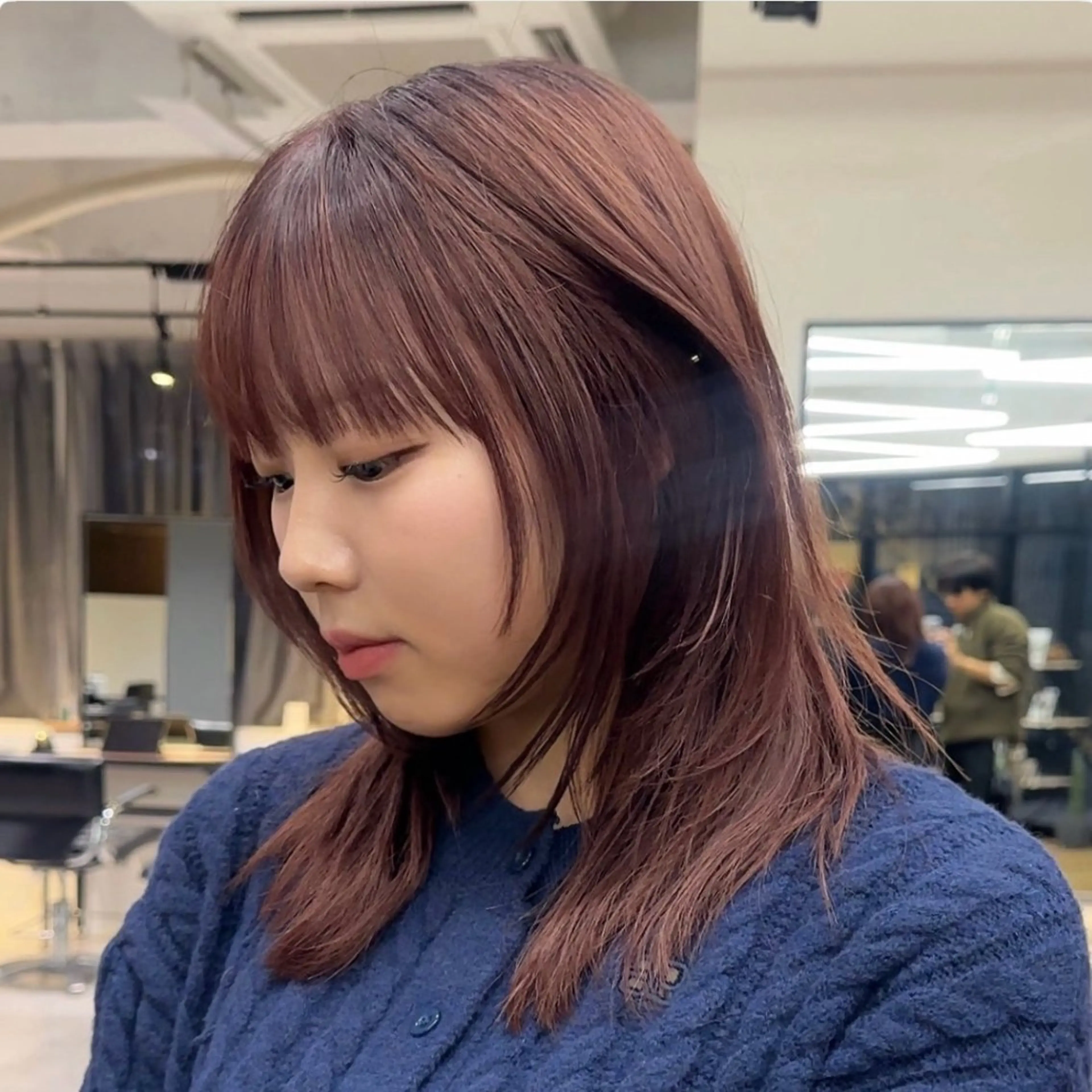 セミロング 木村 泰晟のヘアスタイル