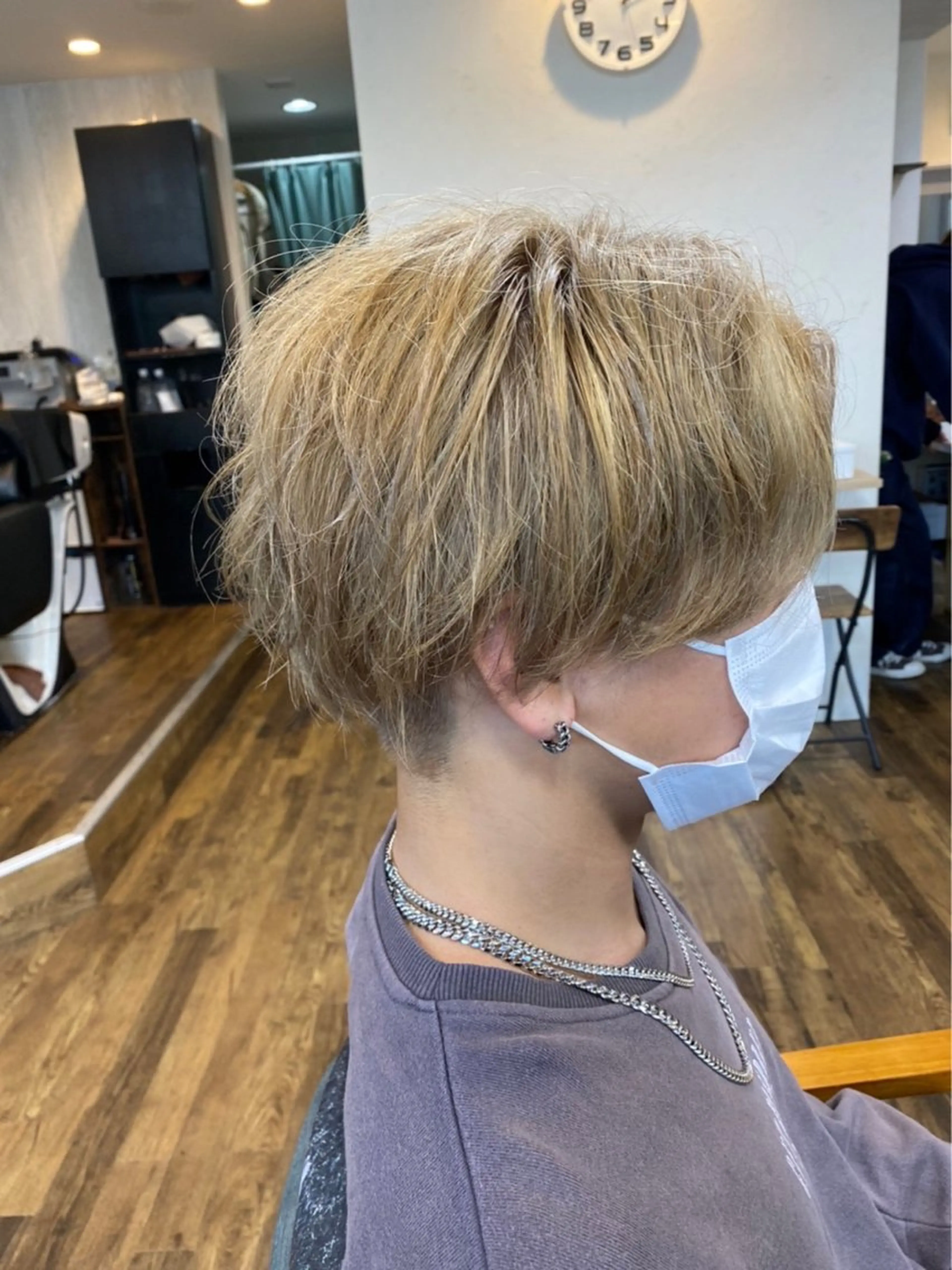 カラー メンズ カット TELA HAIR 瑞江店所属・TELAHAIR瑞江 片塩のヘアスタイル