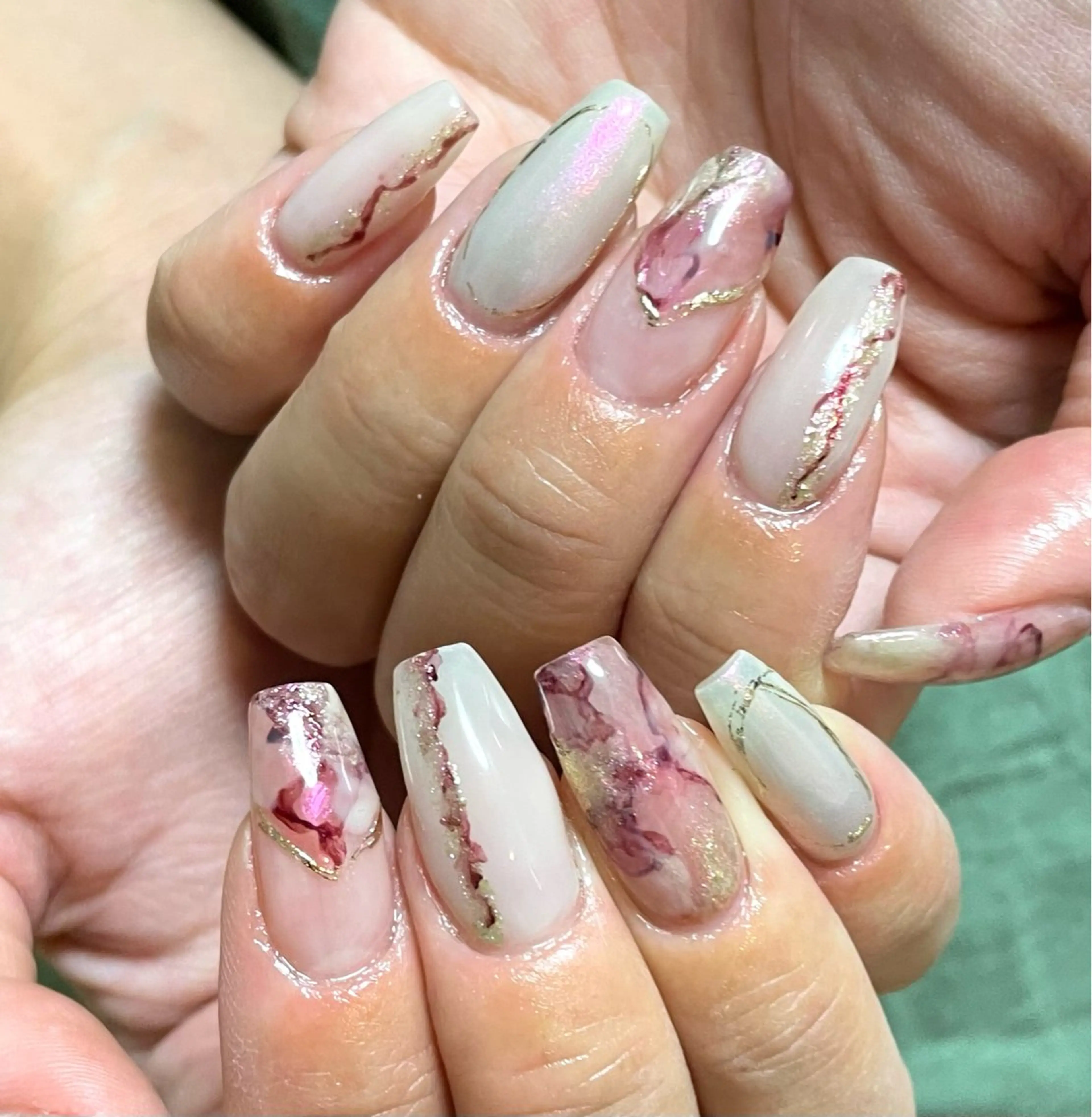 ネイル ハンドネイル nail salon HIRUKANAのネイルデザイン