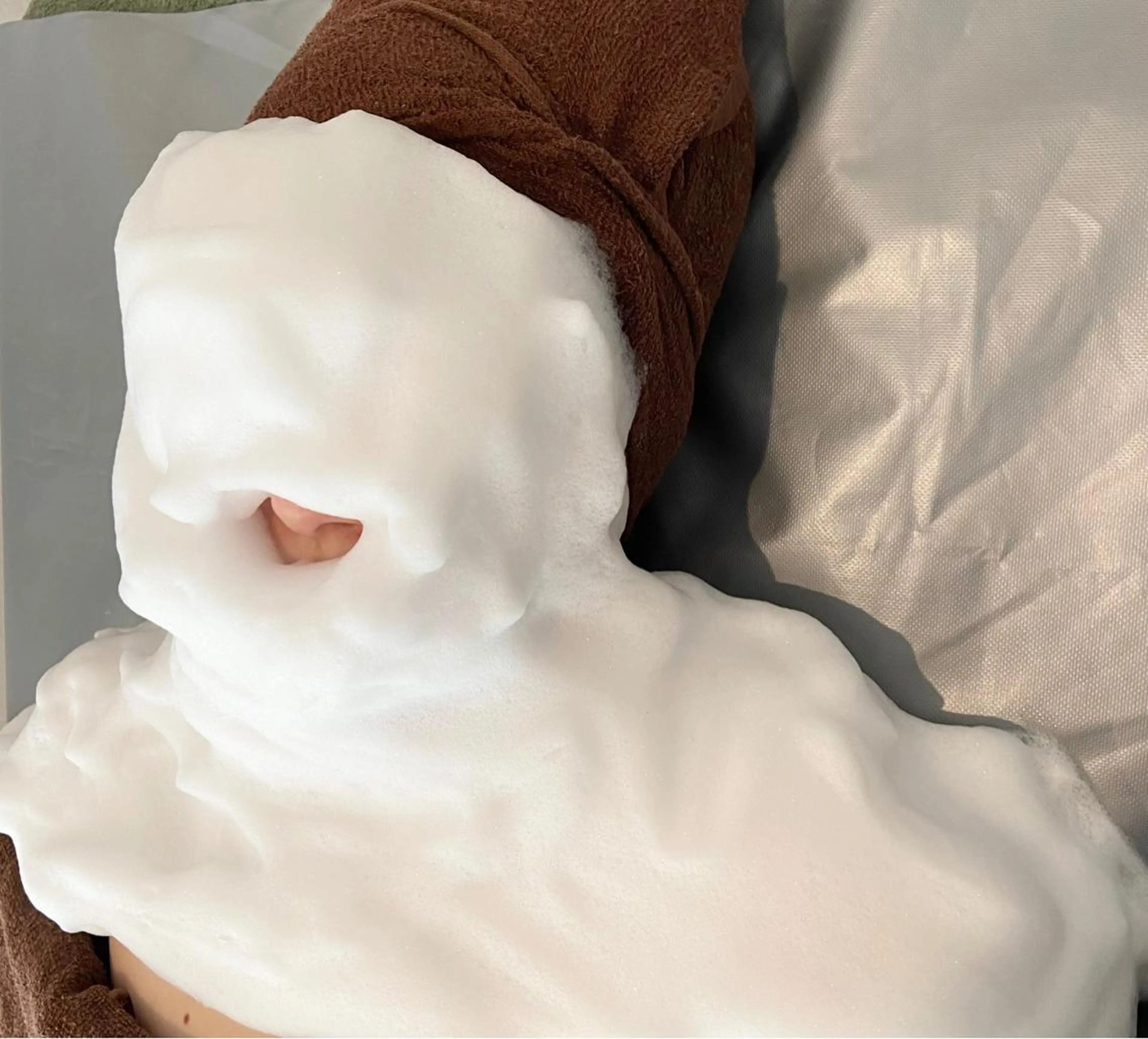 泡リンパマッサージ/フェイシャル・デコルテの写真