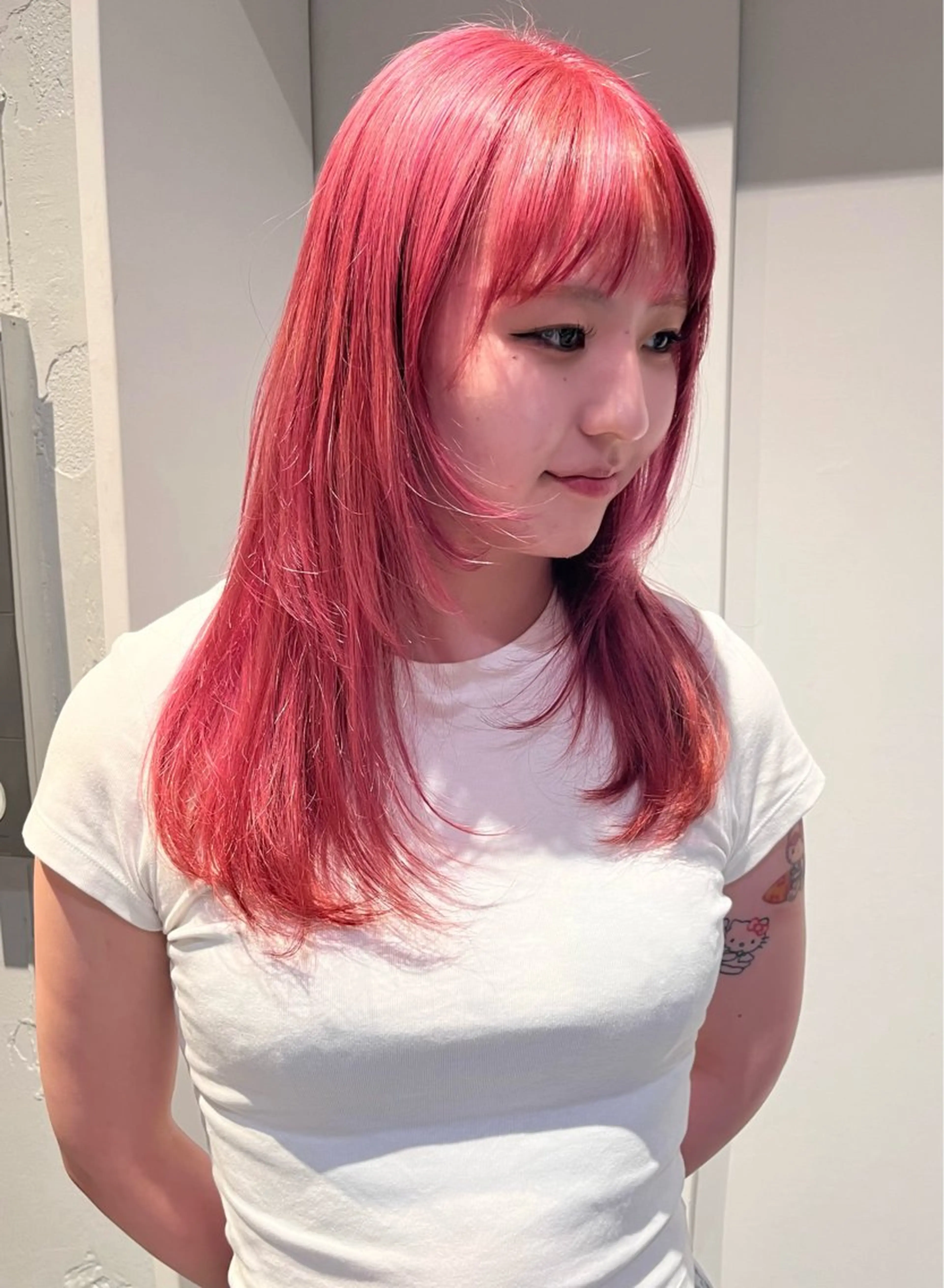 セミロング カラー ヘアカラー トリートメント ジャニヲタ美容師 /👒ルナ🛍のヘアスタイル