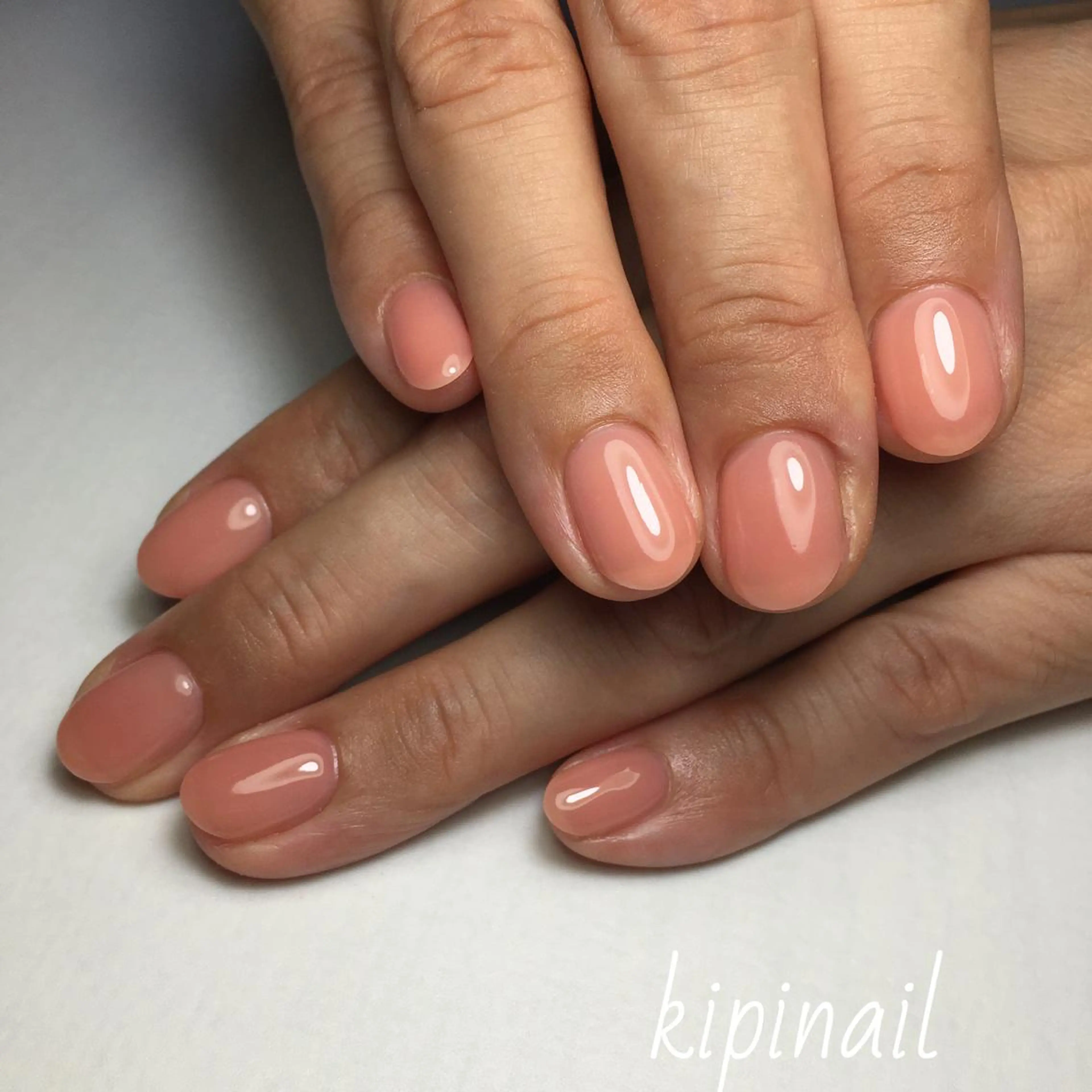 ネイル ワンカラーネイル ハンドネイル kipinail 川﨑えりかのネイルデザイン