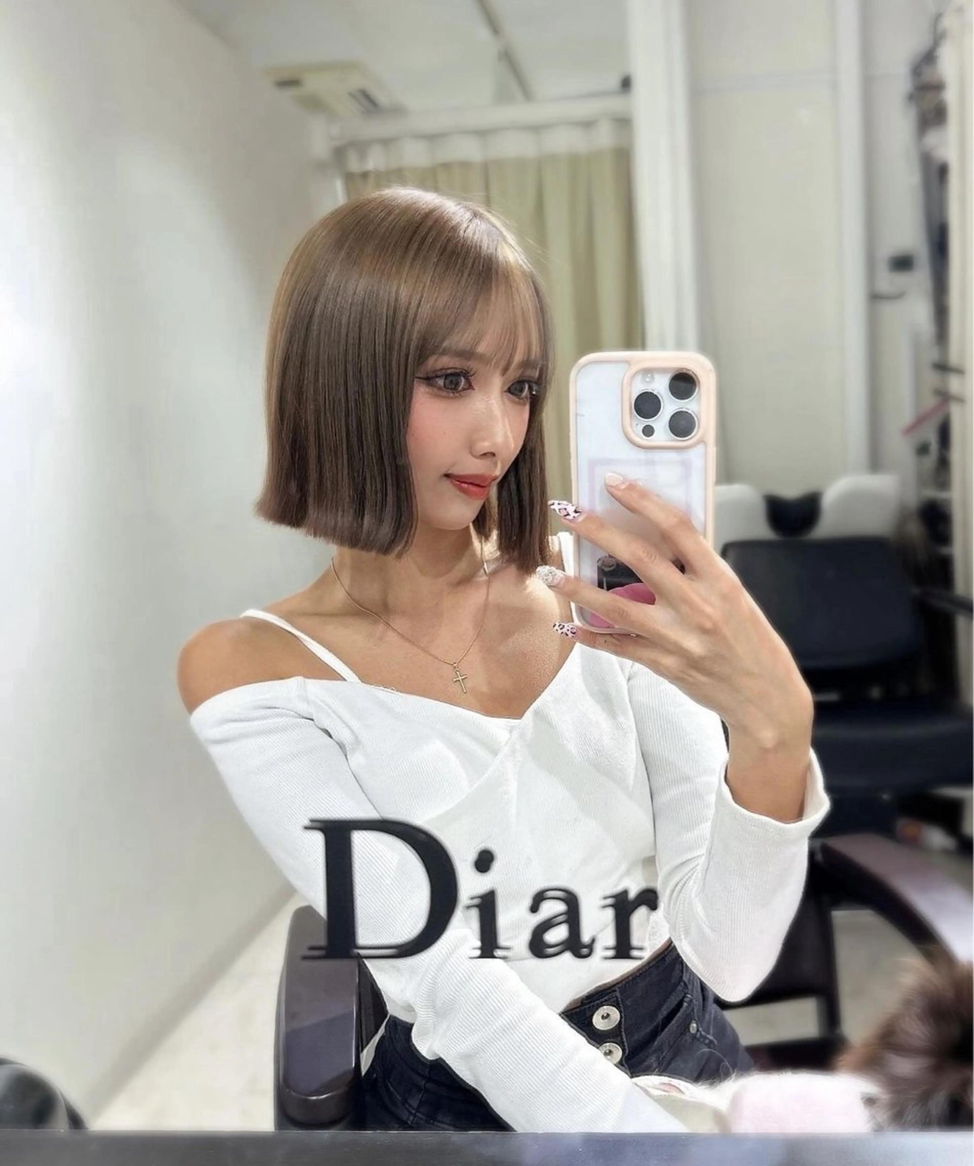 ショート カラー ヘアカラー 【Diar】オーナー アキヨシケンタのヘアスタイル