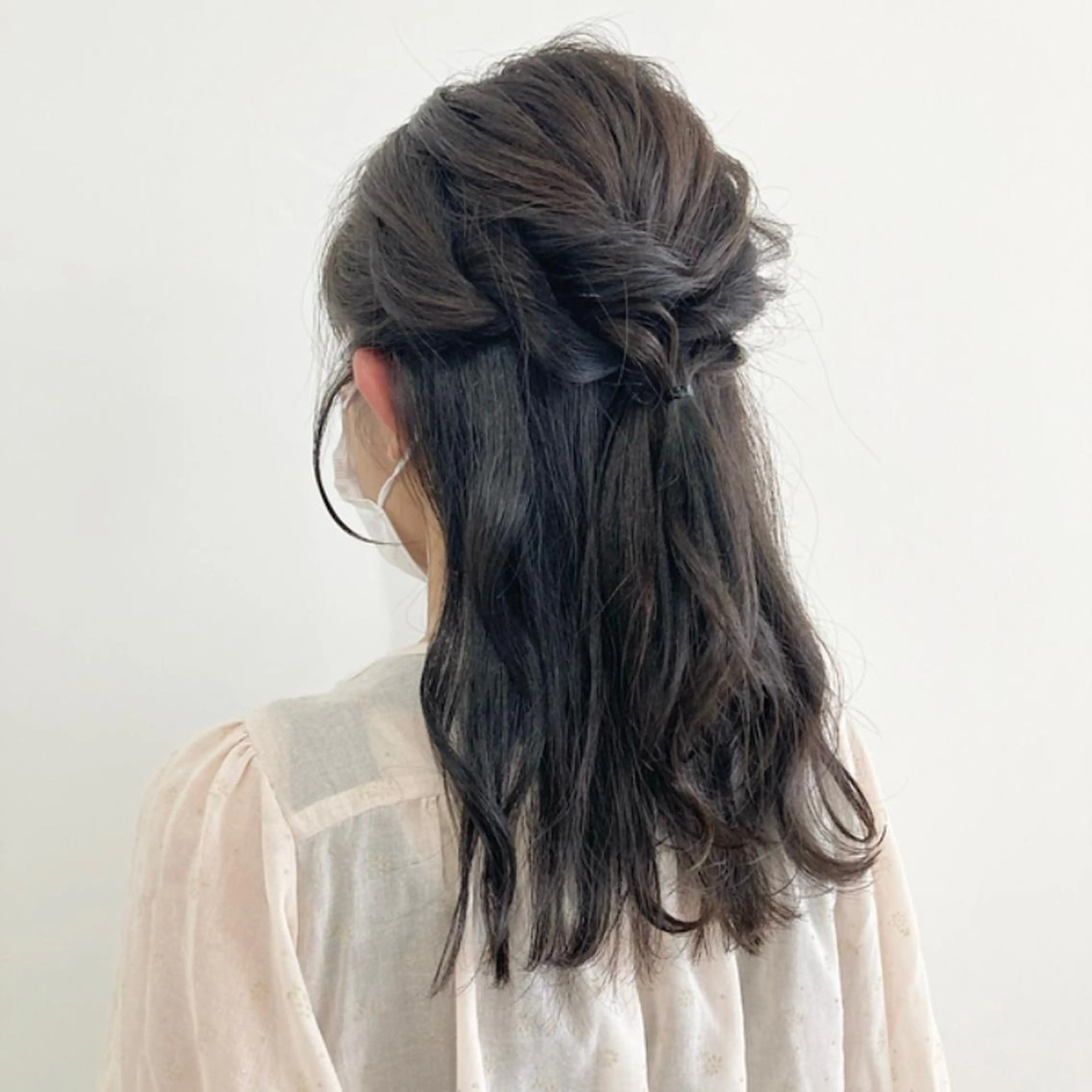 ミディアム カラー ヘアアレンジ お洒落パーマ/ 艶カラー/michiのヘアスタイル