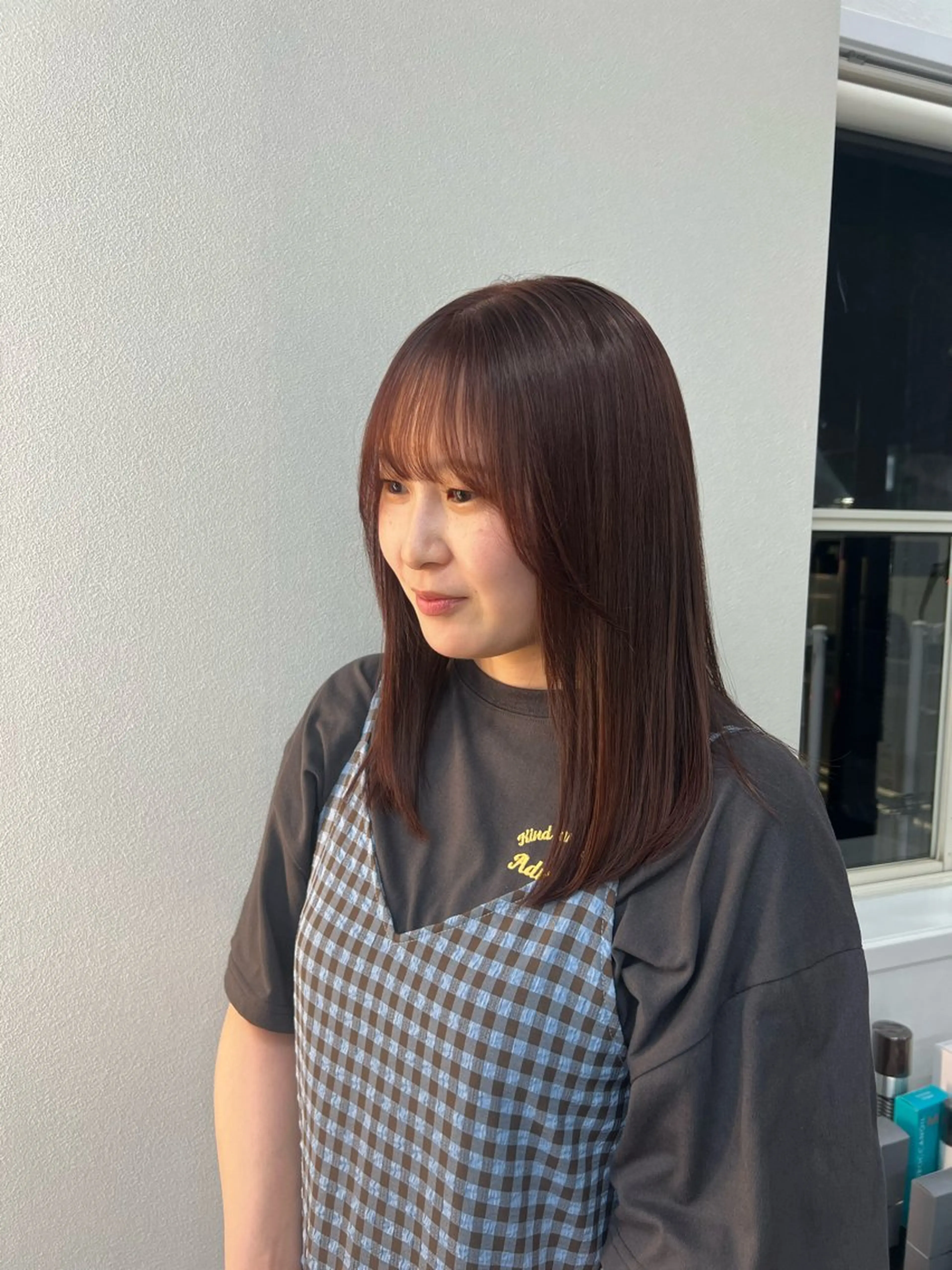 ミディアム RIENS Xrea nanamiのヘアスタイル