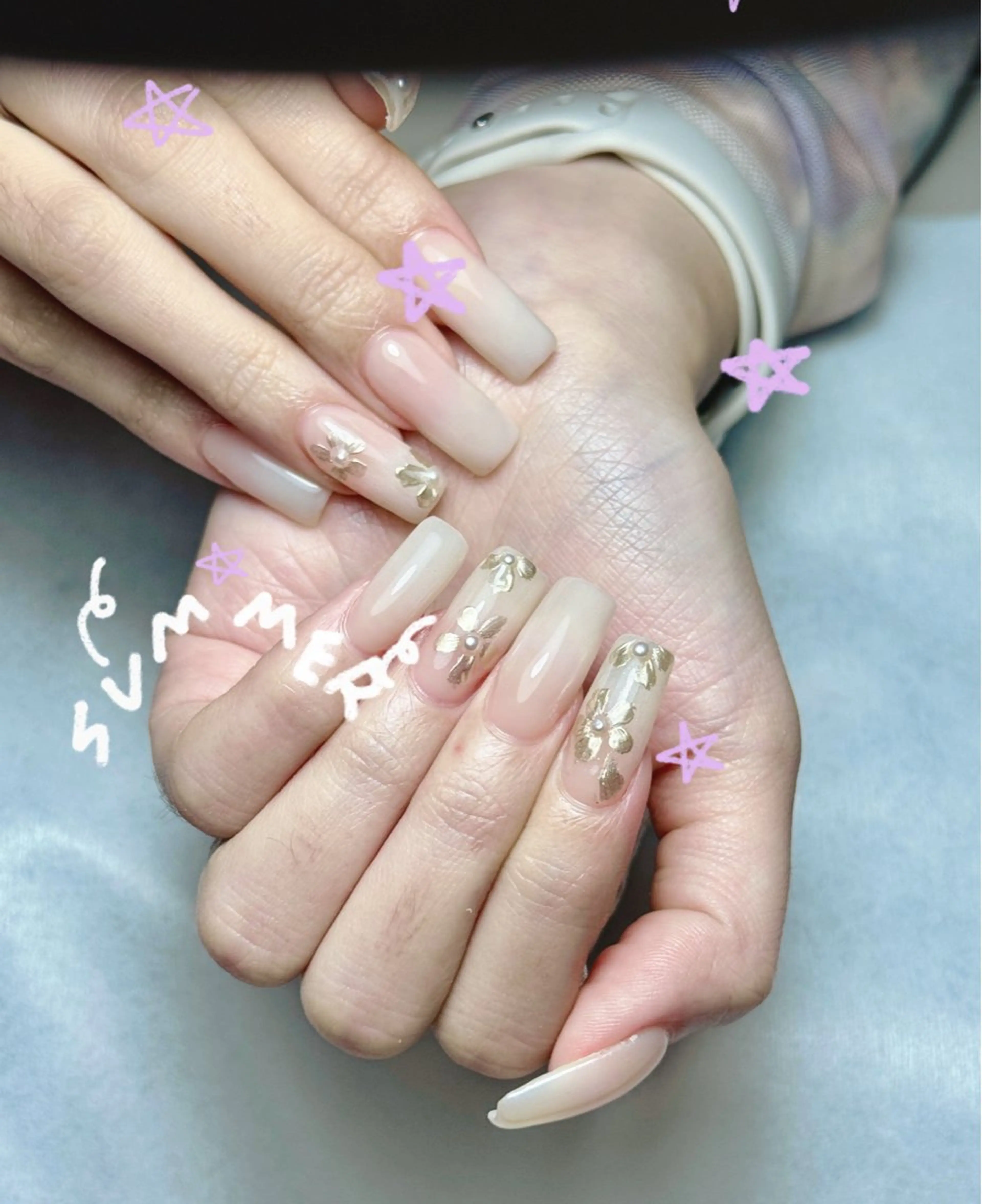 ネイル ハンドネイル AngelChris ビューティーサロンのマツエク・マツパデザイン