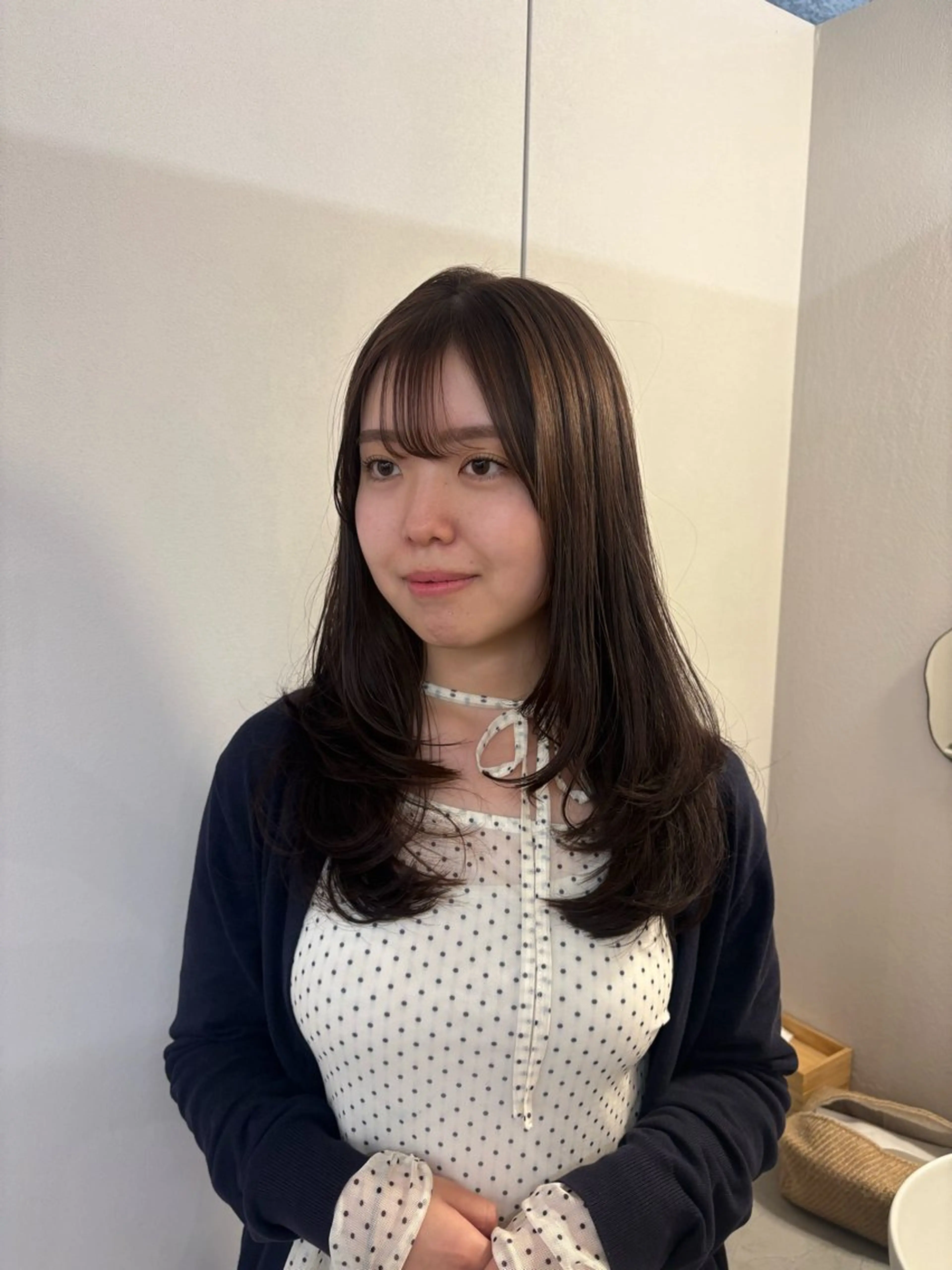 ロング カラー レイヤーカット カット ヘアカラー トリートメント NIKO/名古屋/ 伏見/花屋併設のヘアスタイル