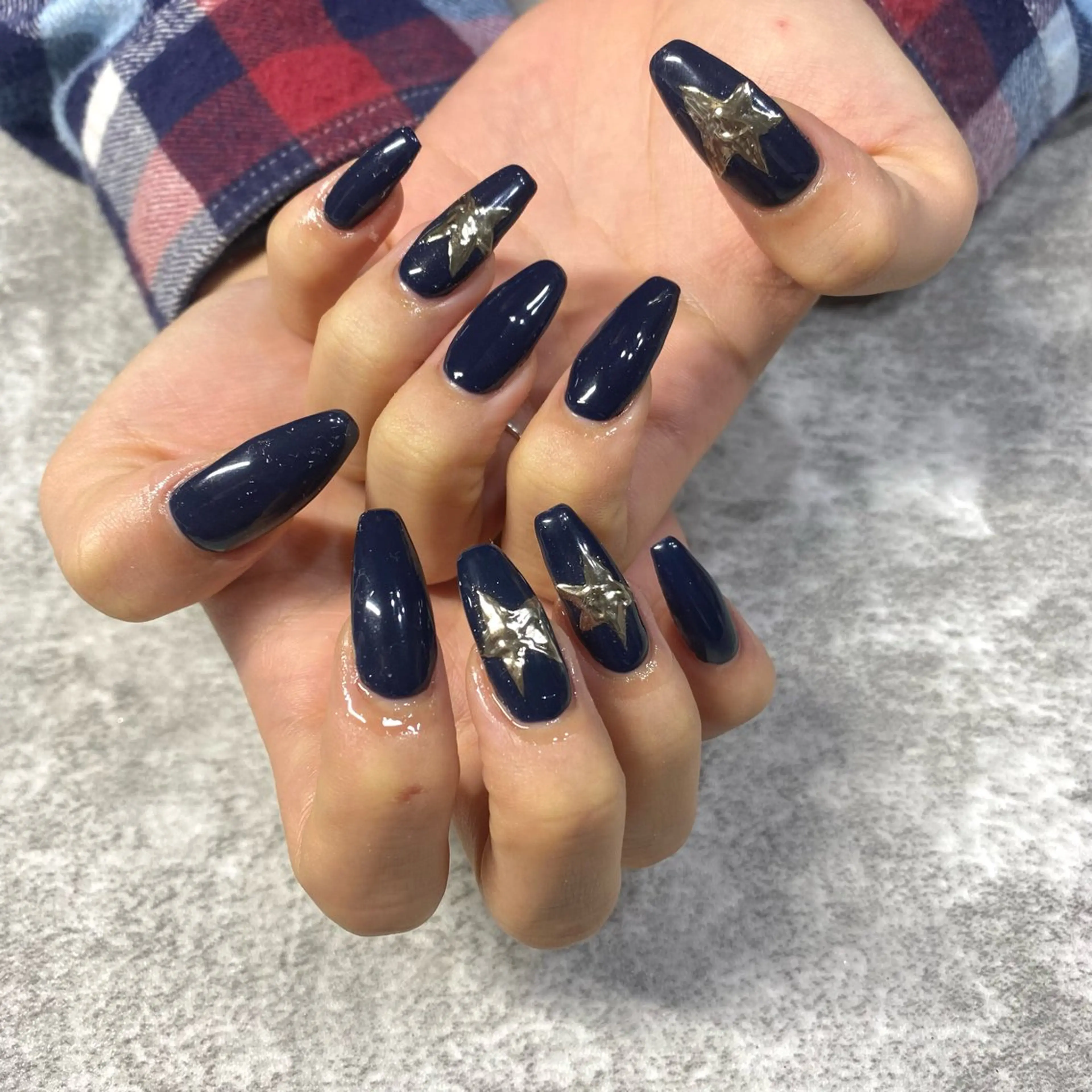 ネイル ネイビー ハンドネイル ★Rinail... .のネイルデザイン