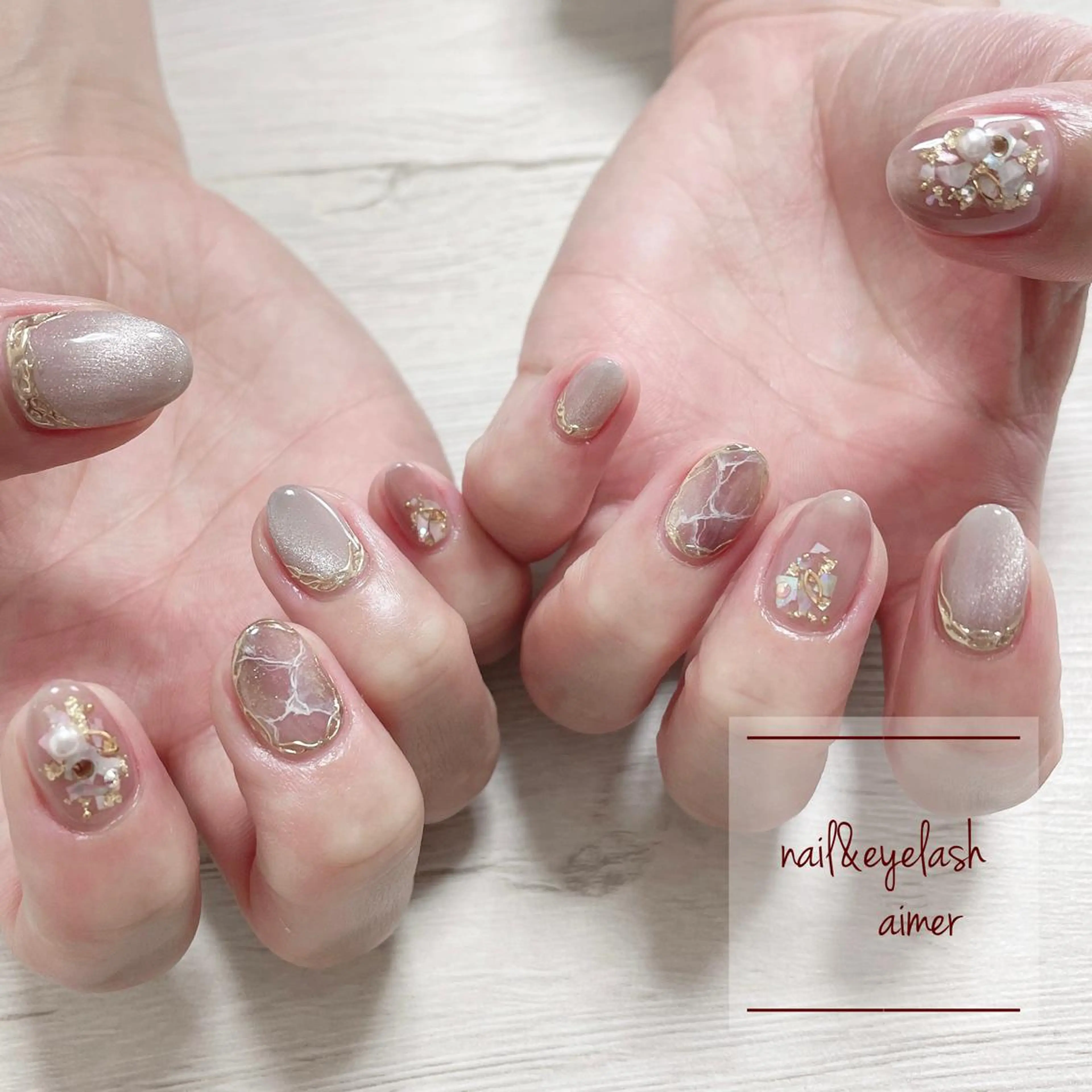 ネイル 持ち込み nail&eye aimerのマツエク・マツパデザイン