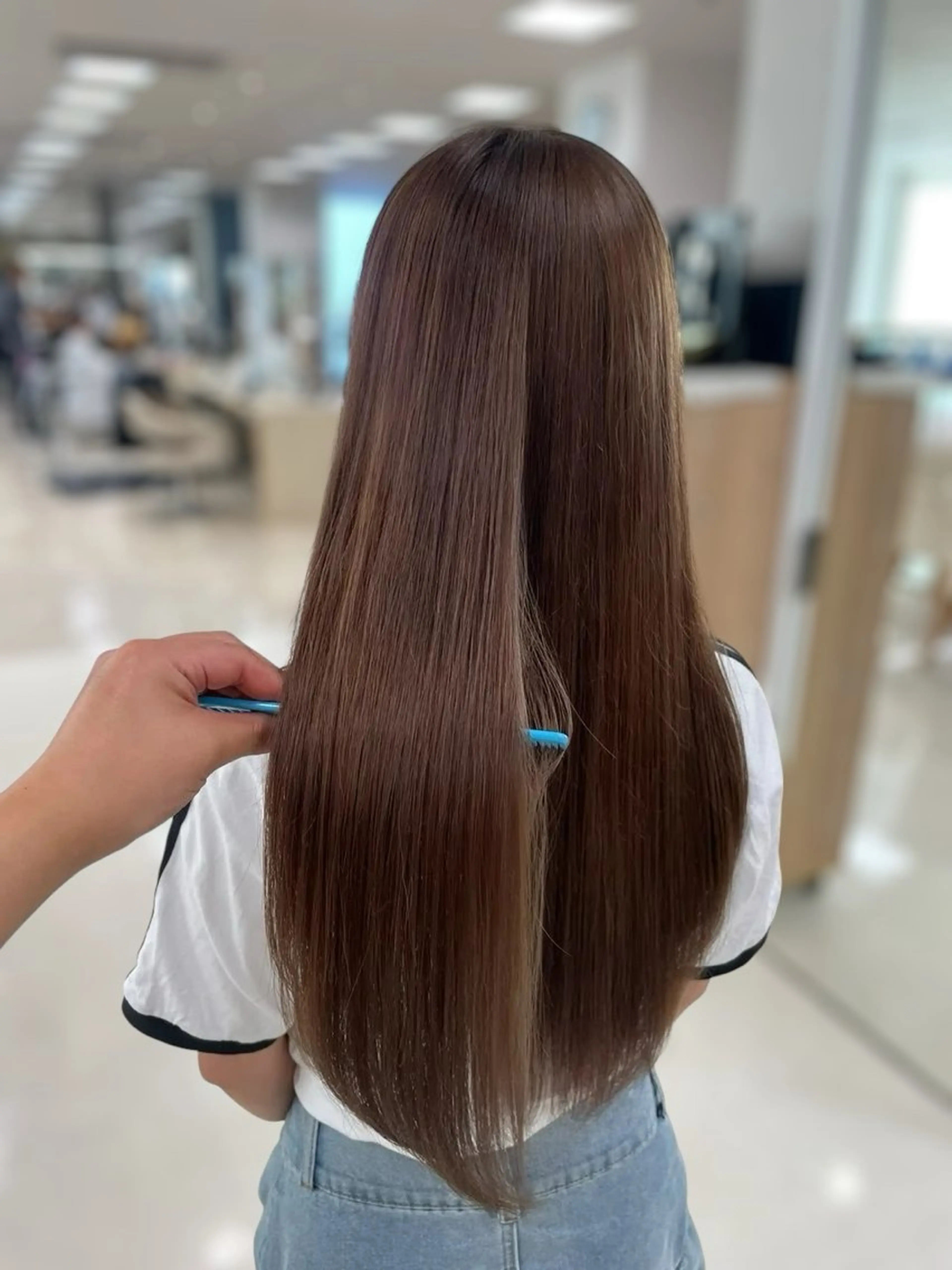 ロング カラー ヘアカラー ベージュ カラー🧸ゆいなのヘアスタイル