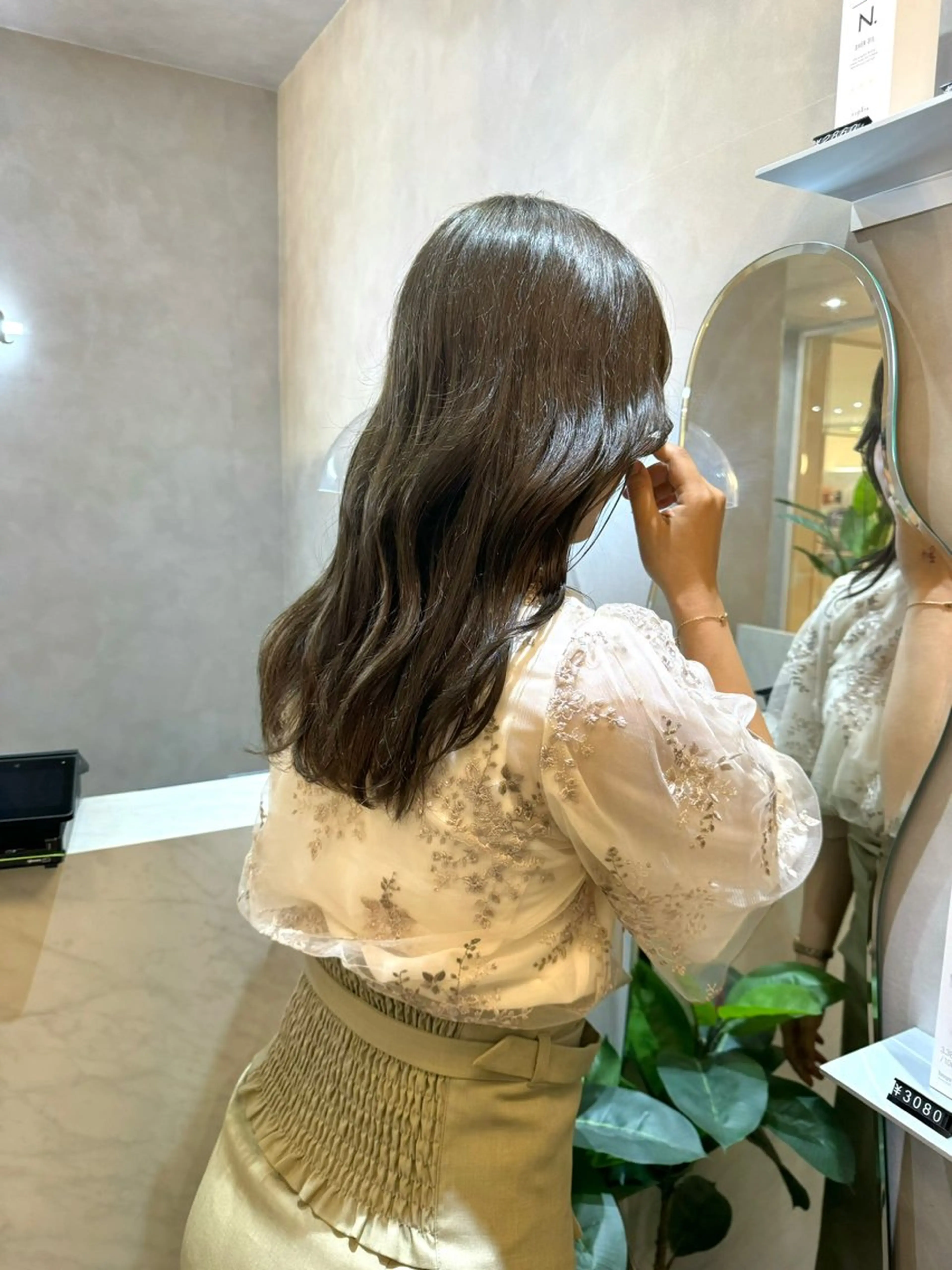 ロング カラー 韓国ヘア🇰🇷 松田光里のヘアスタイル