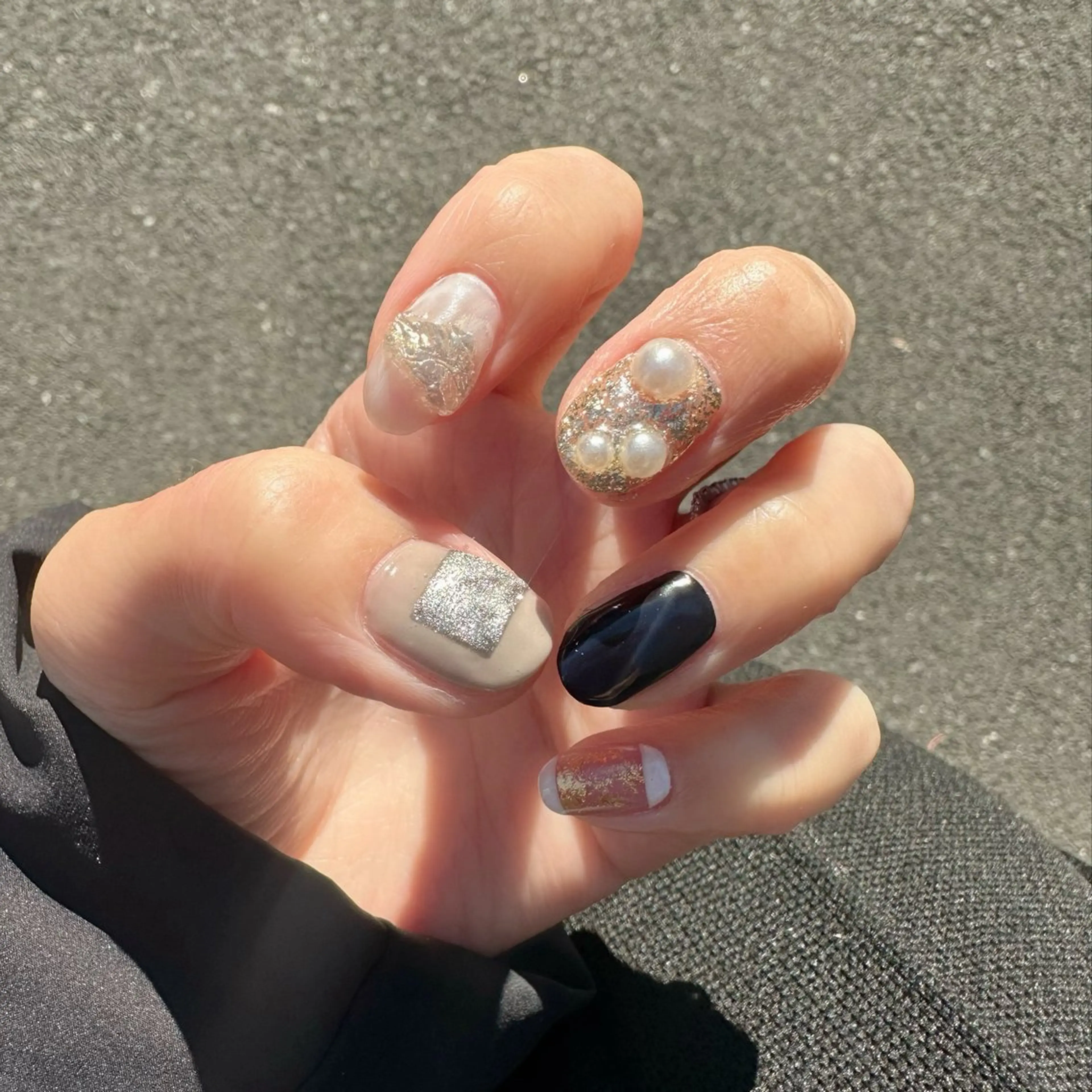 ネイル 氷ネイル・うるうるネイル 韓国ネイル マグネットネイル ニュアンスネイル 🪞KAPE NAIL 🪞のネイルデザイン