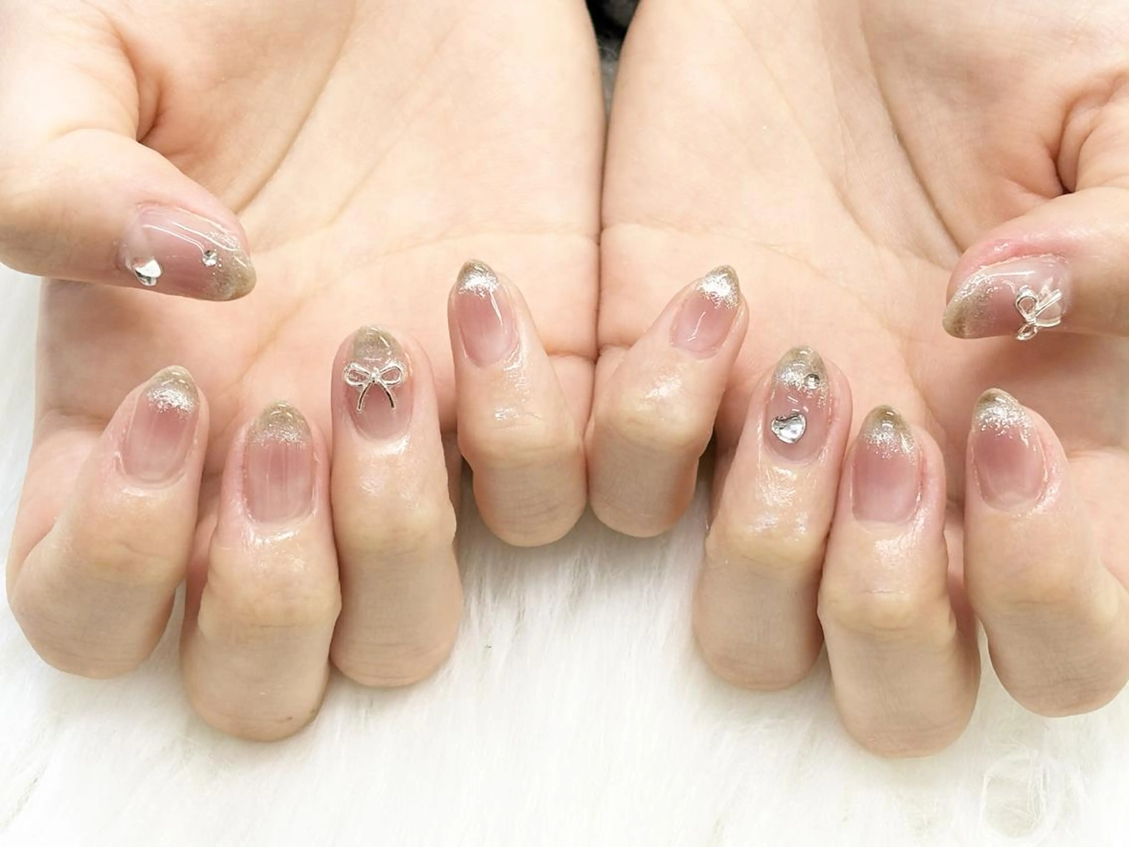 ネイル チークネイル 長さ出し フットネイル フレンチネイル ジェルネイル ハンドネイル リラネイル Aikenのネイルデザイン