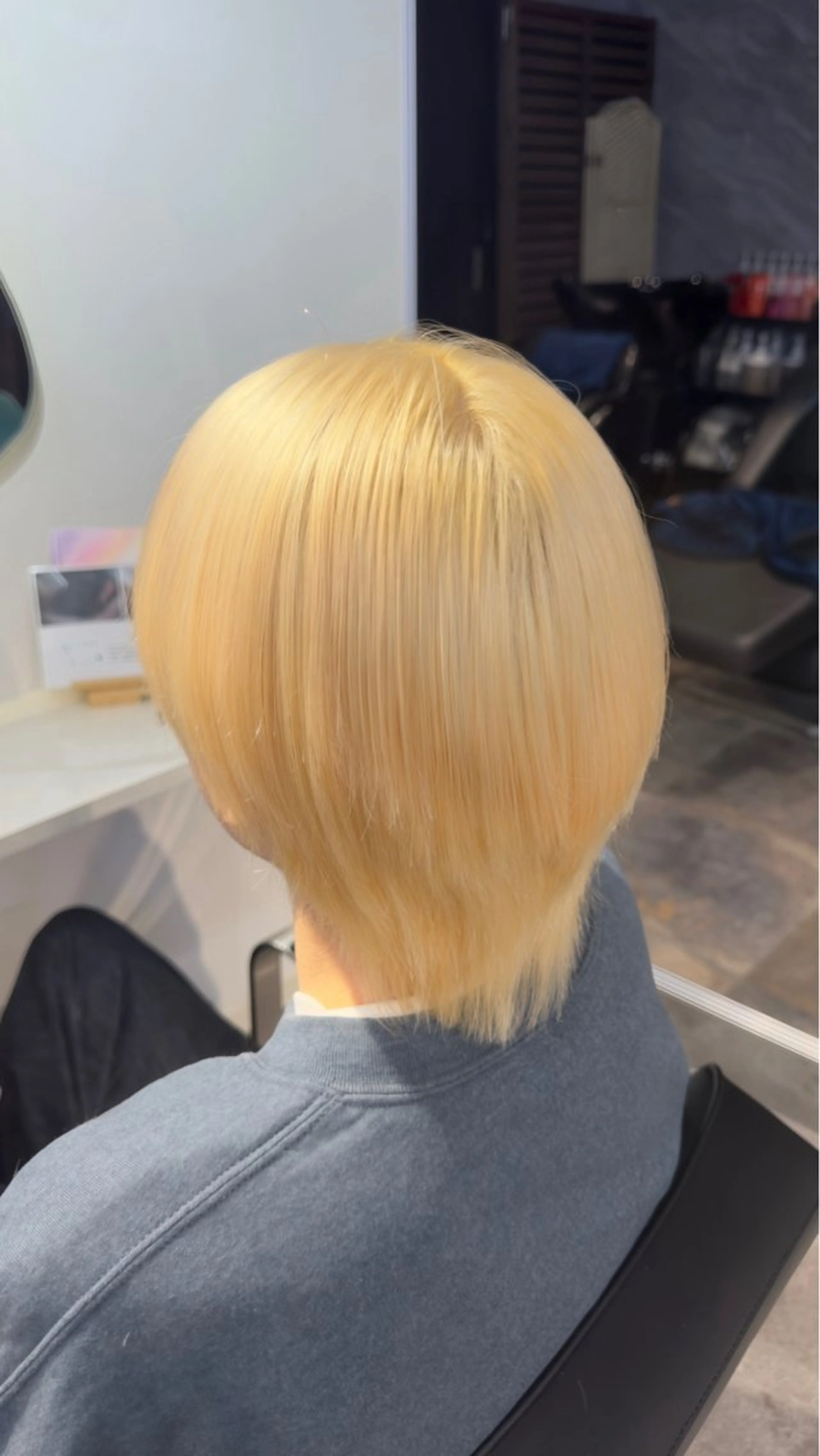 メンズ ヘアカラー 😈せいと😈 ハイトーン/縮毛矯正のヘアスタイル