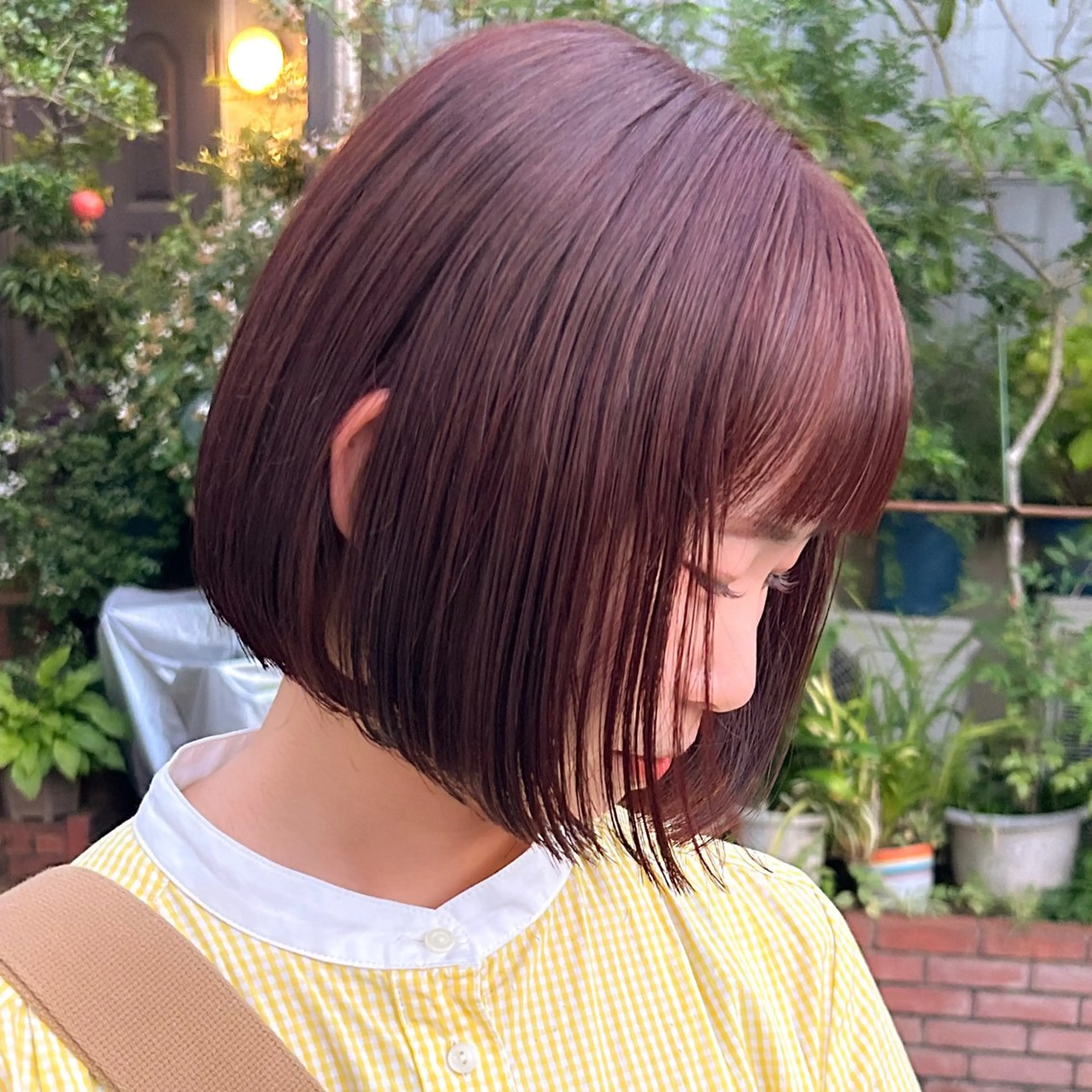 ミディアム カラー 暖色カラー🧡 ボブ🧚‍♀️マナのヘアスタイル